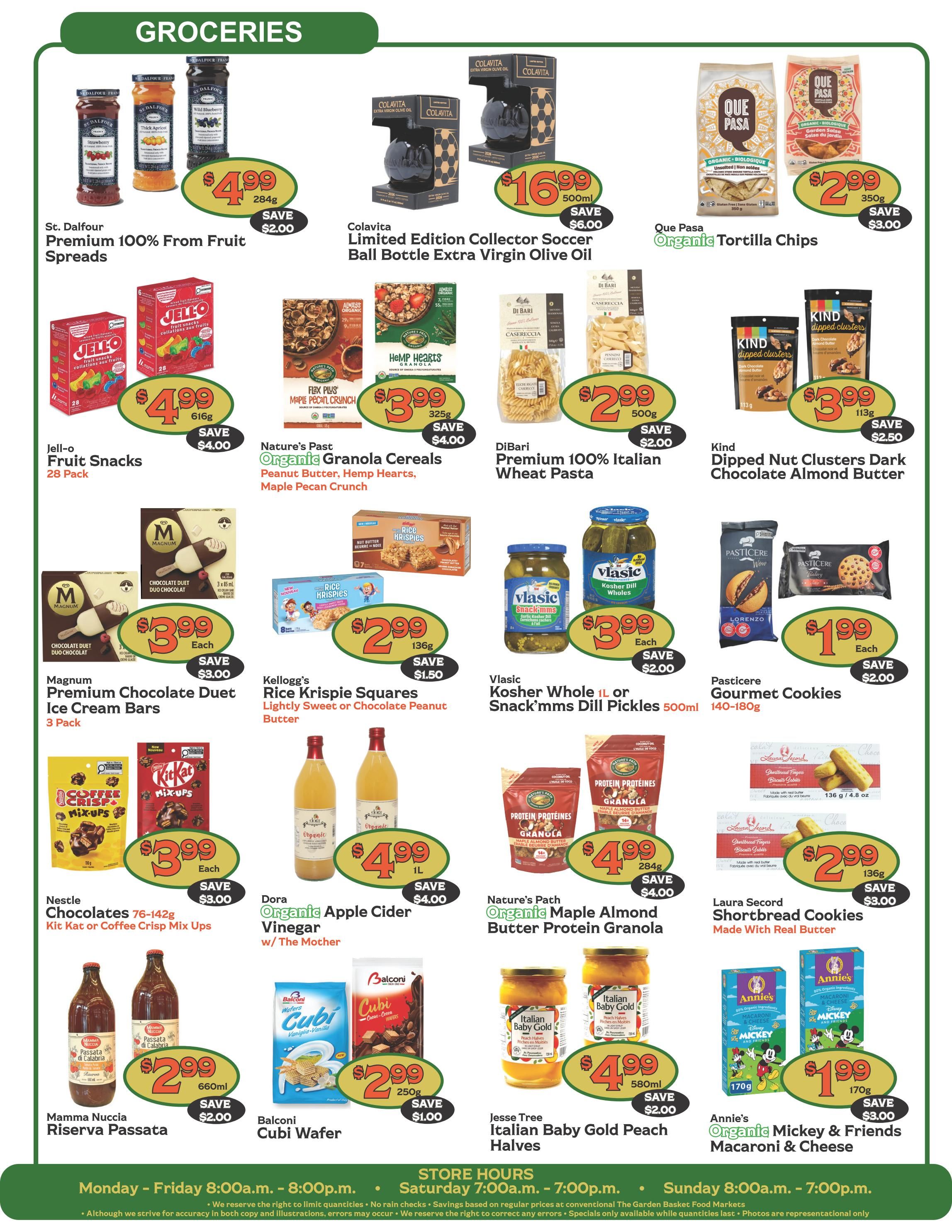 The Garden Basket Flyer July 2 to 8