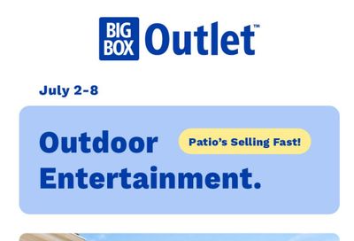 Big Box Outlet Store Flyer July 2 to 8