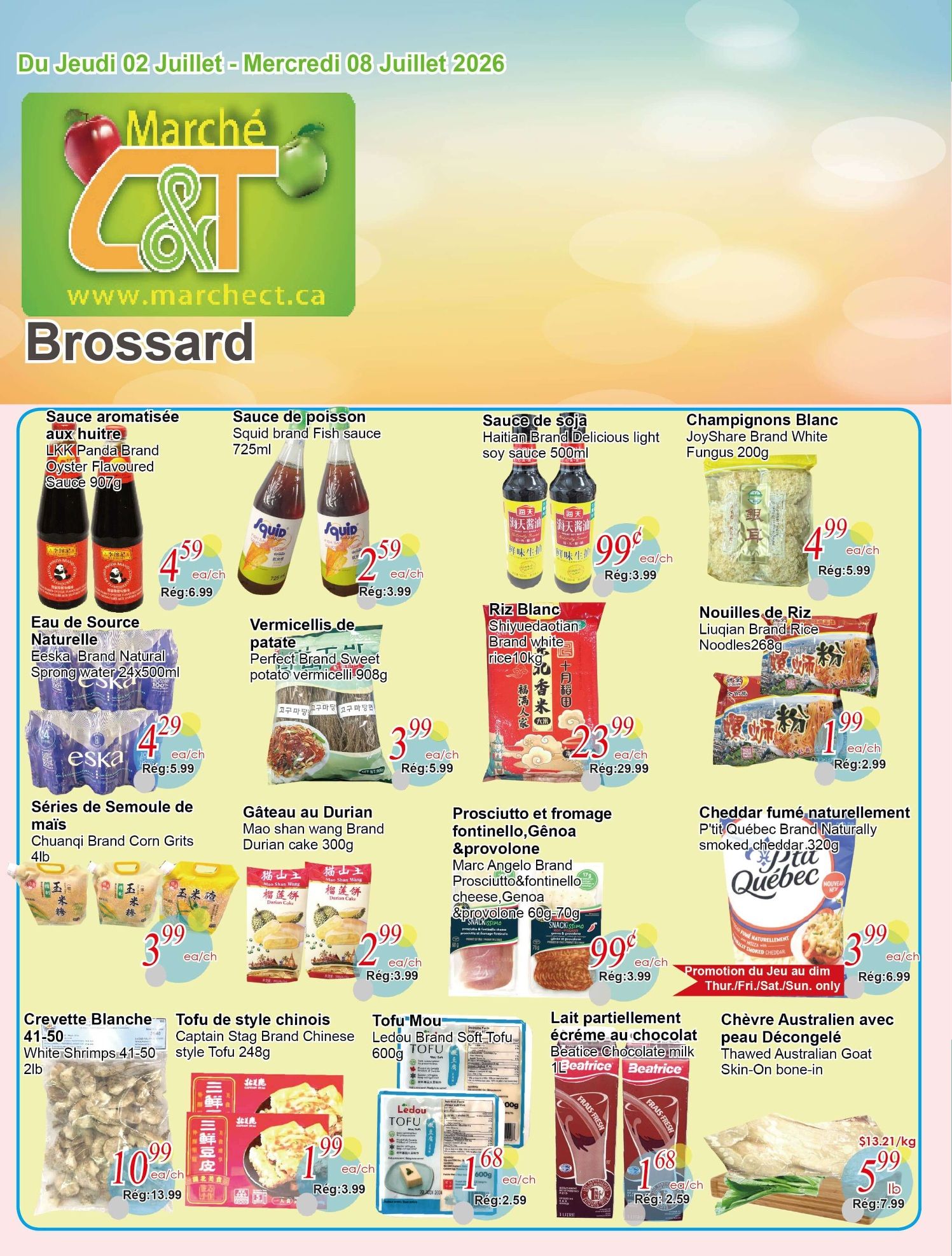Marche C&T (Brossard) Flyer July 2 to 8