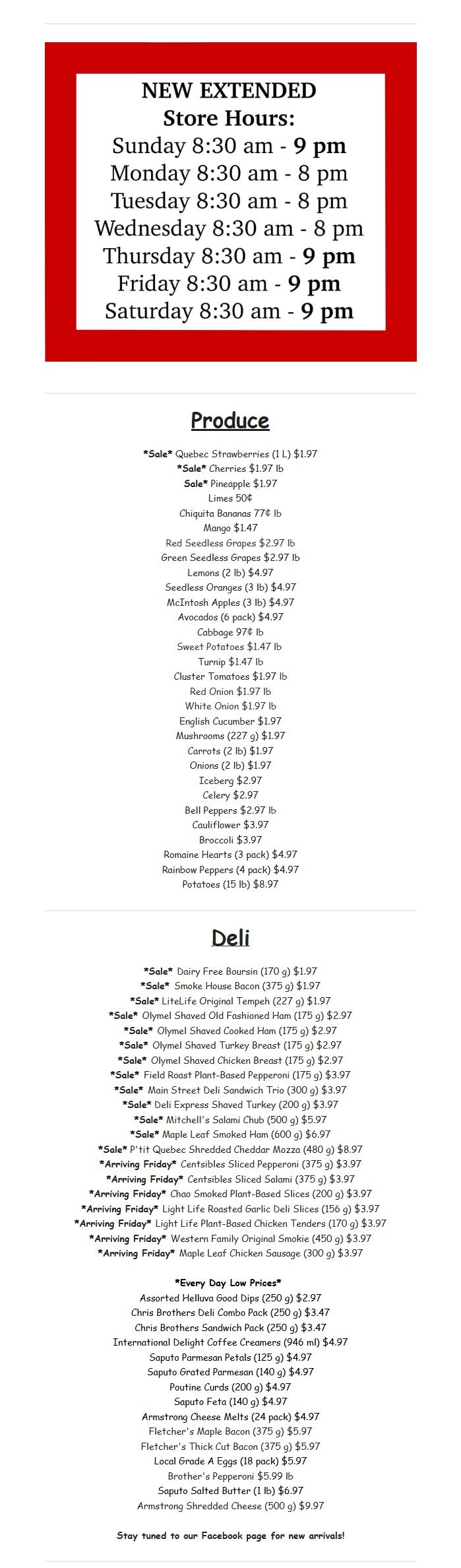 Gateway Meat Market Flyer July 2 to 8