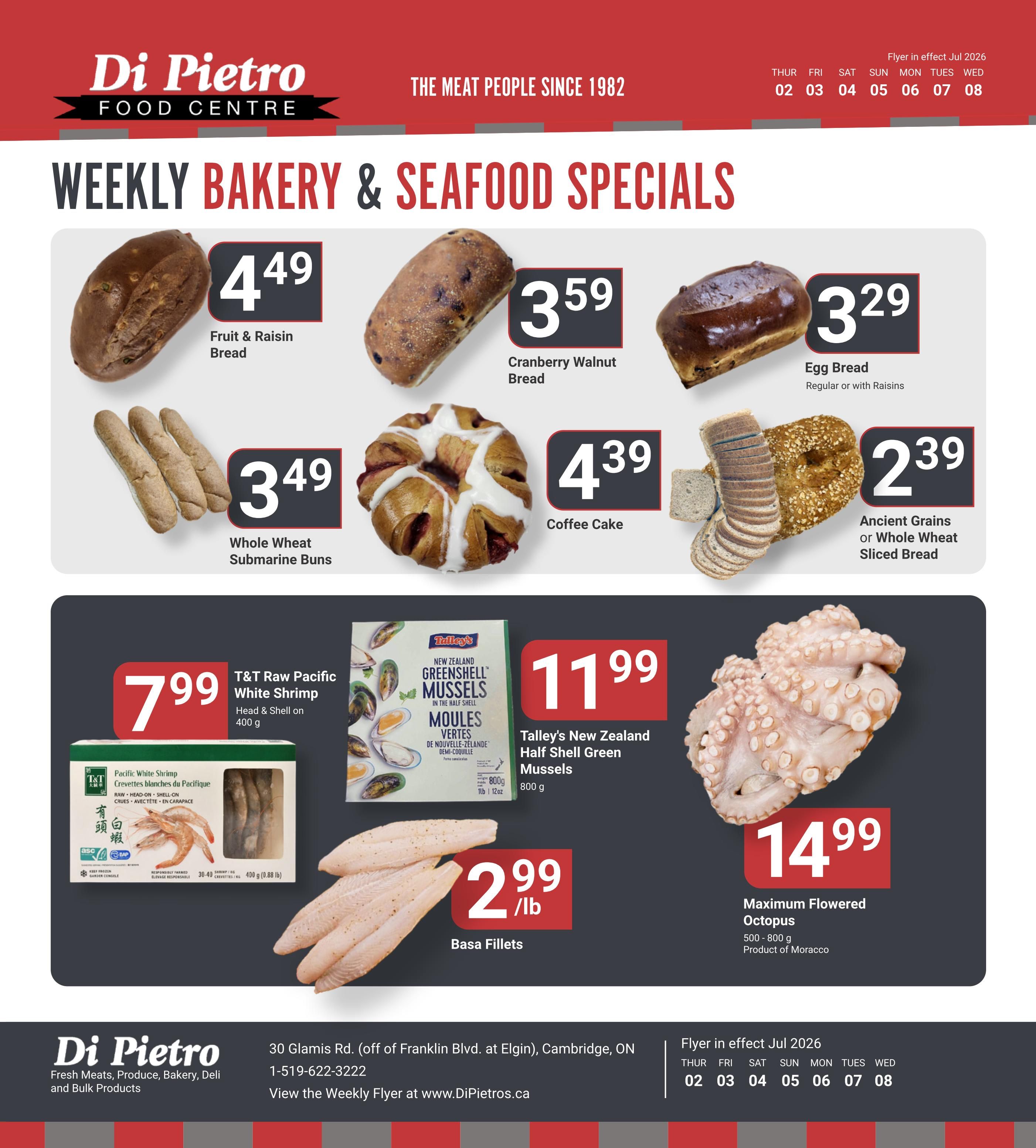 Di Pietro Food Centre Flyer July 2 to 8