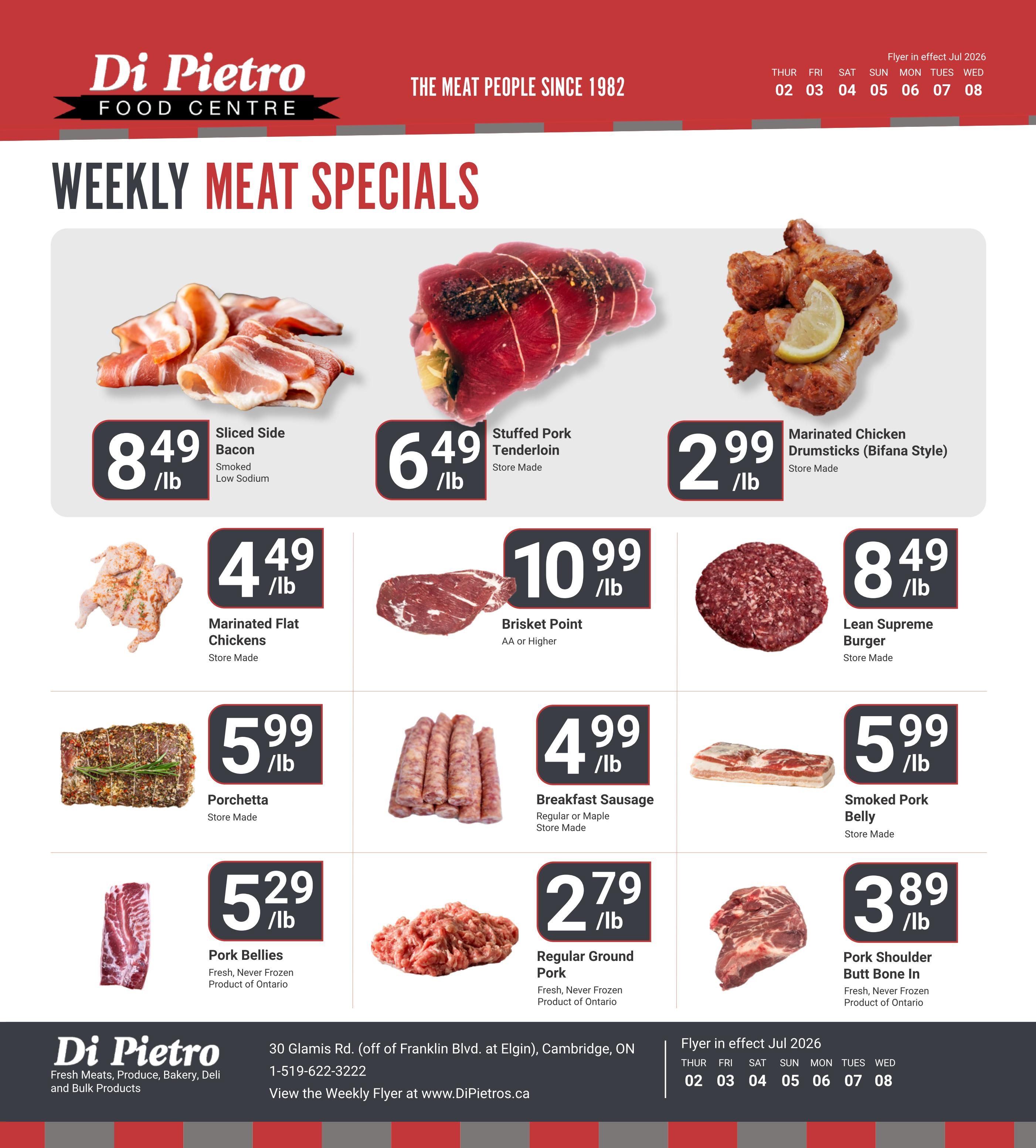 Di Pietro Food Centre Flyer July 2 to 8