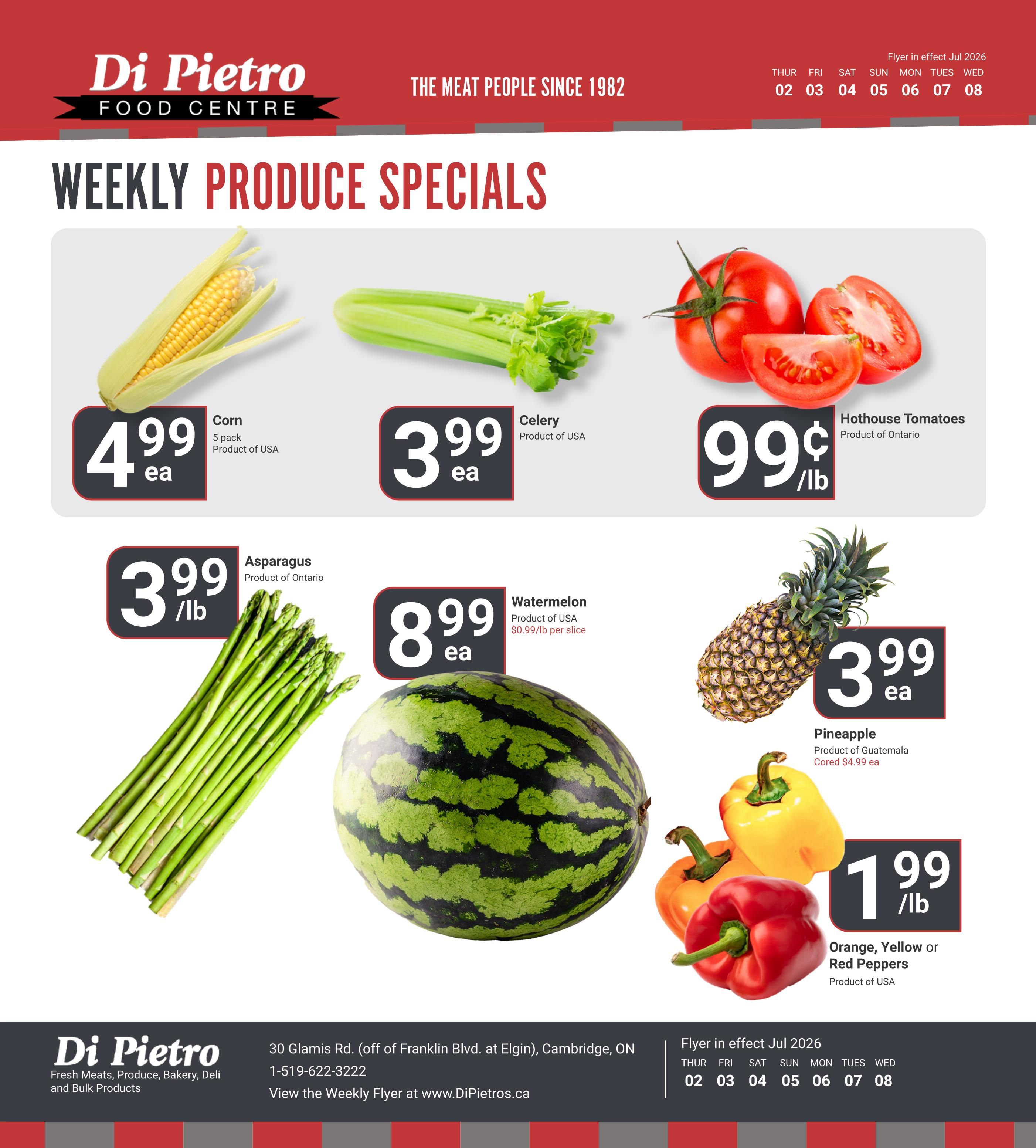 Di Pietro Food Centre Flyer July 2 to 8
