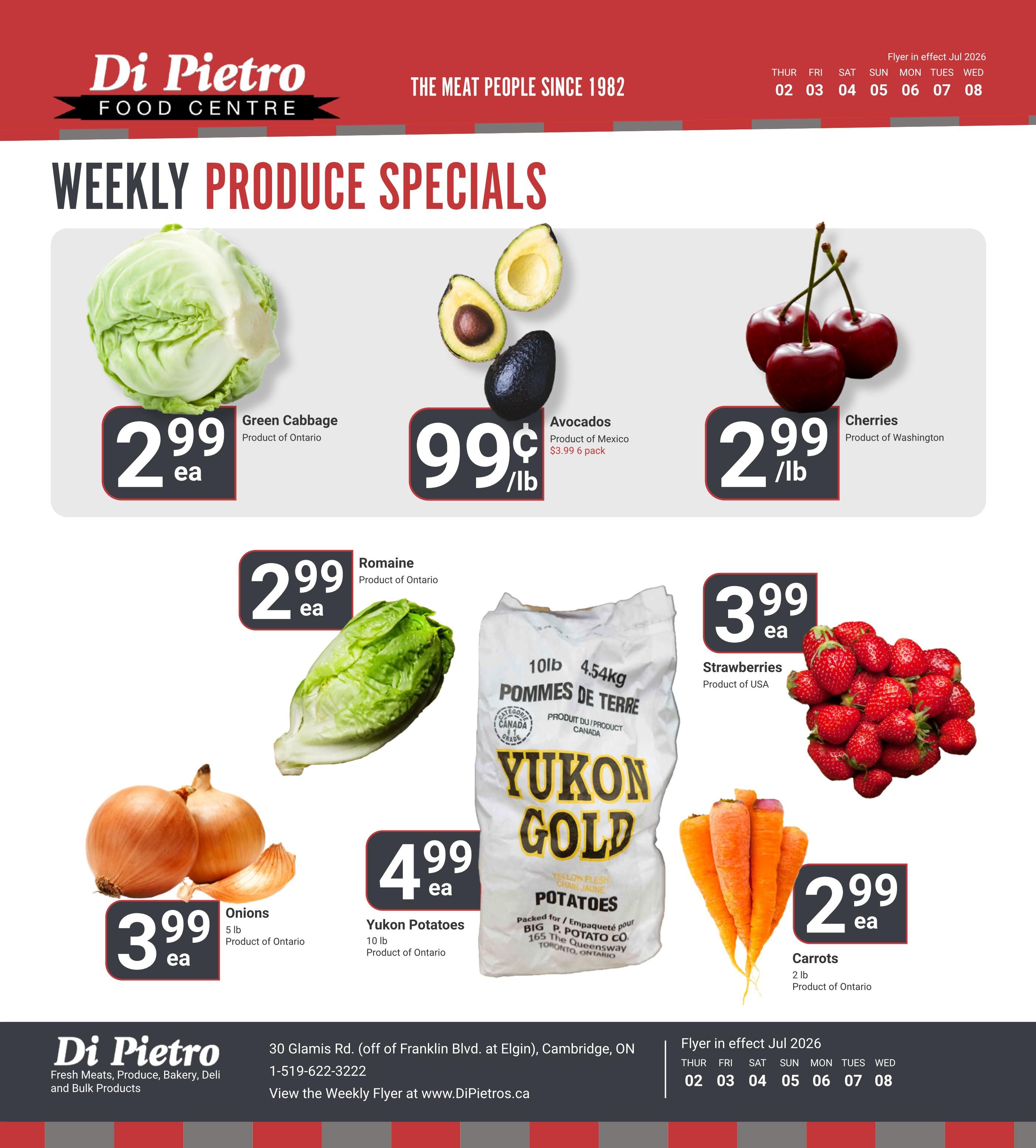 Di Pietro Food Centre Flyer July 2 to 8