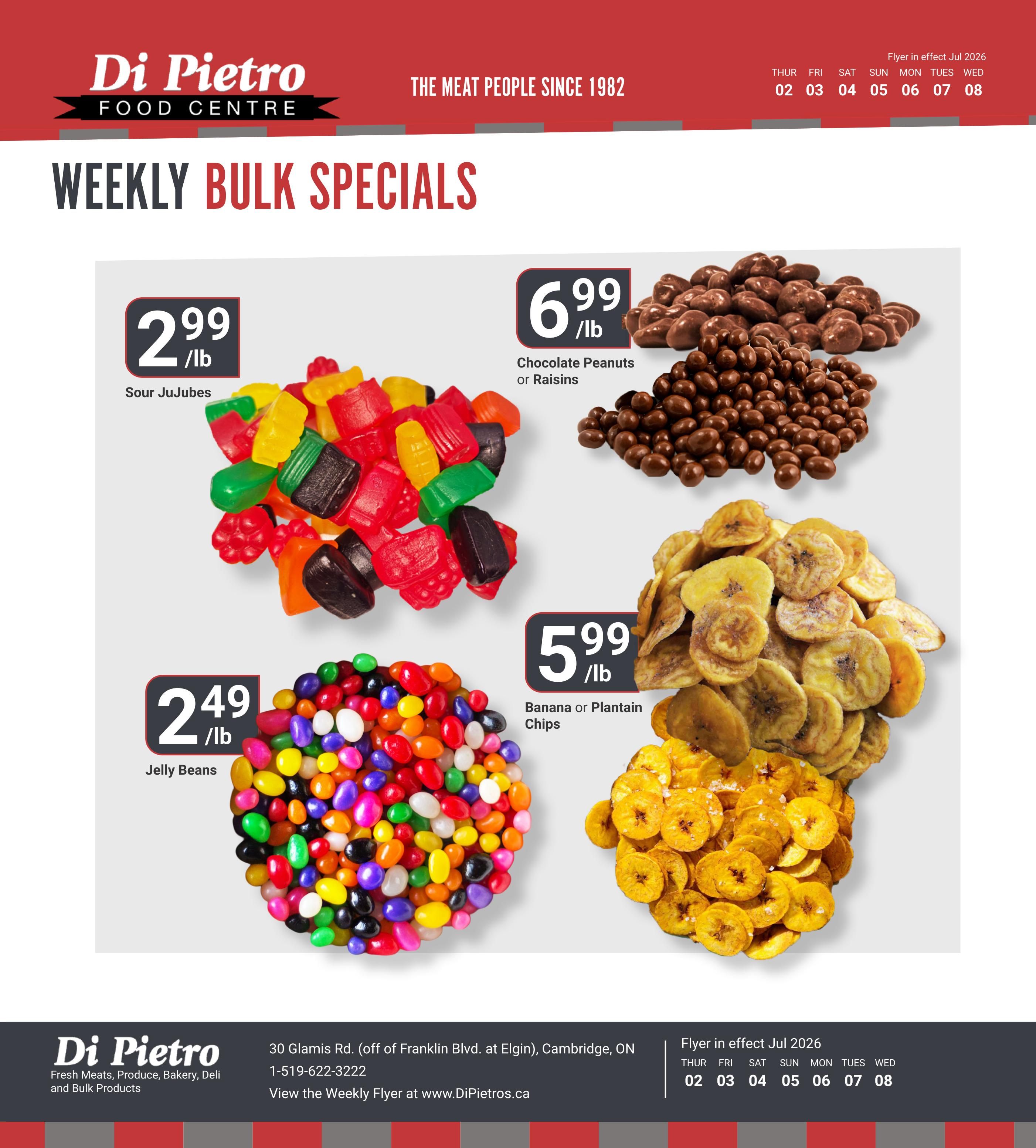 Di Pietro Food Centre Flyer July 2 to 8