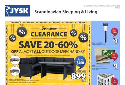 JYSK Flyer July 2 to 15