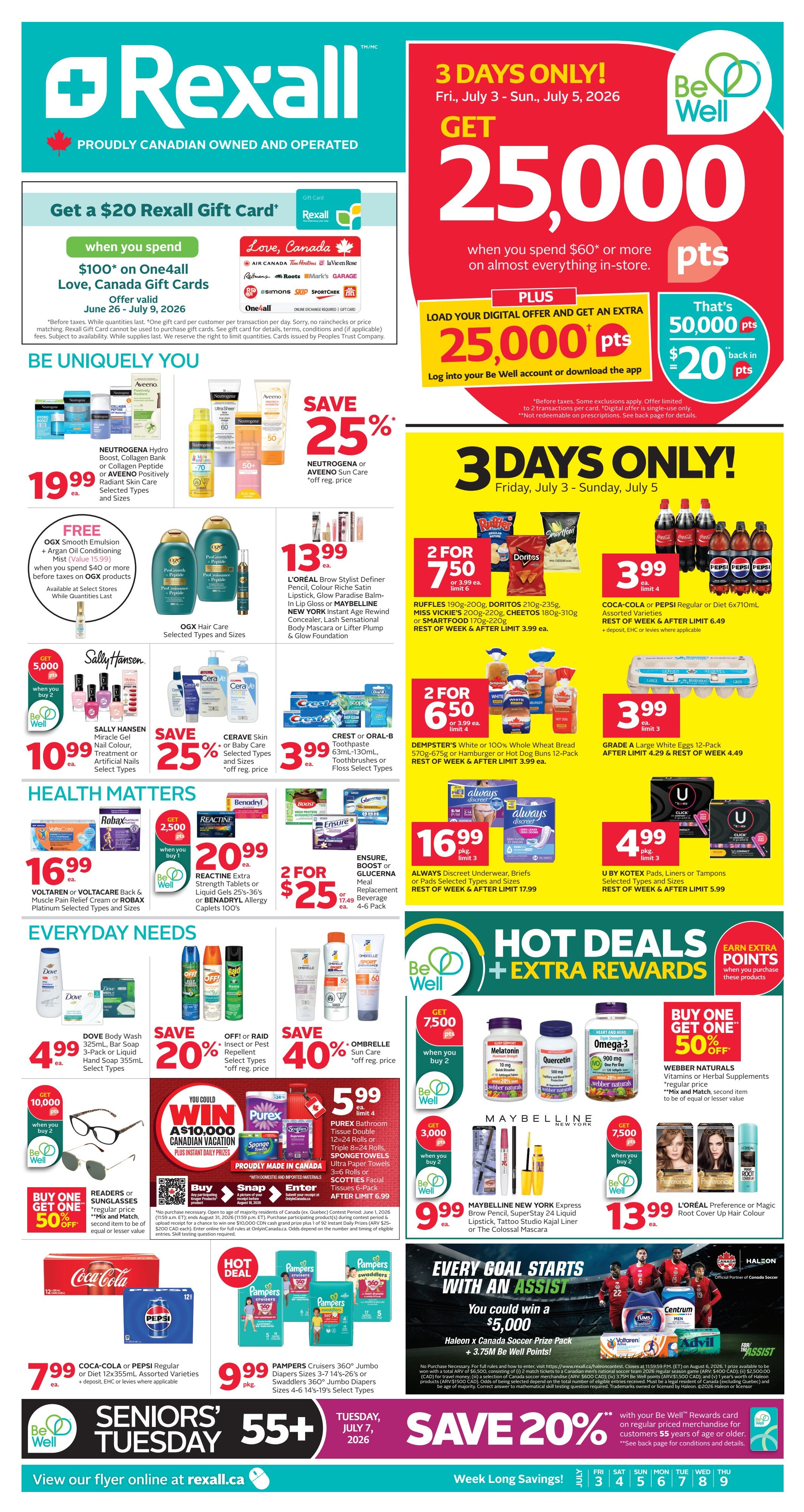 Rexall (AB, SK) Flyer July 3 to 9