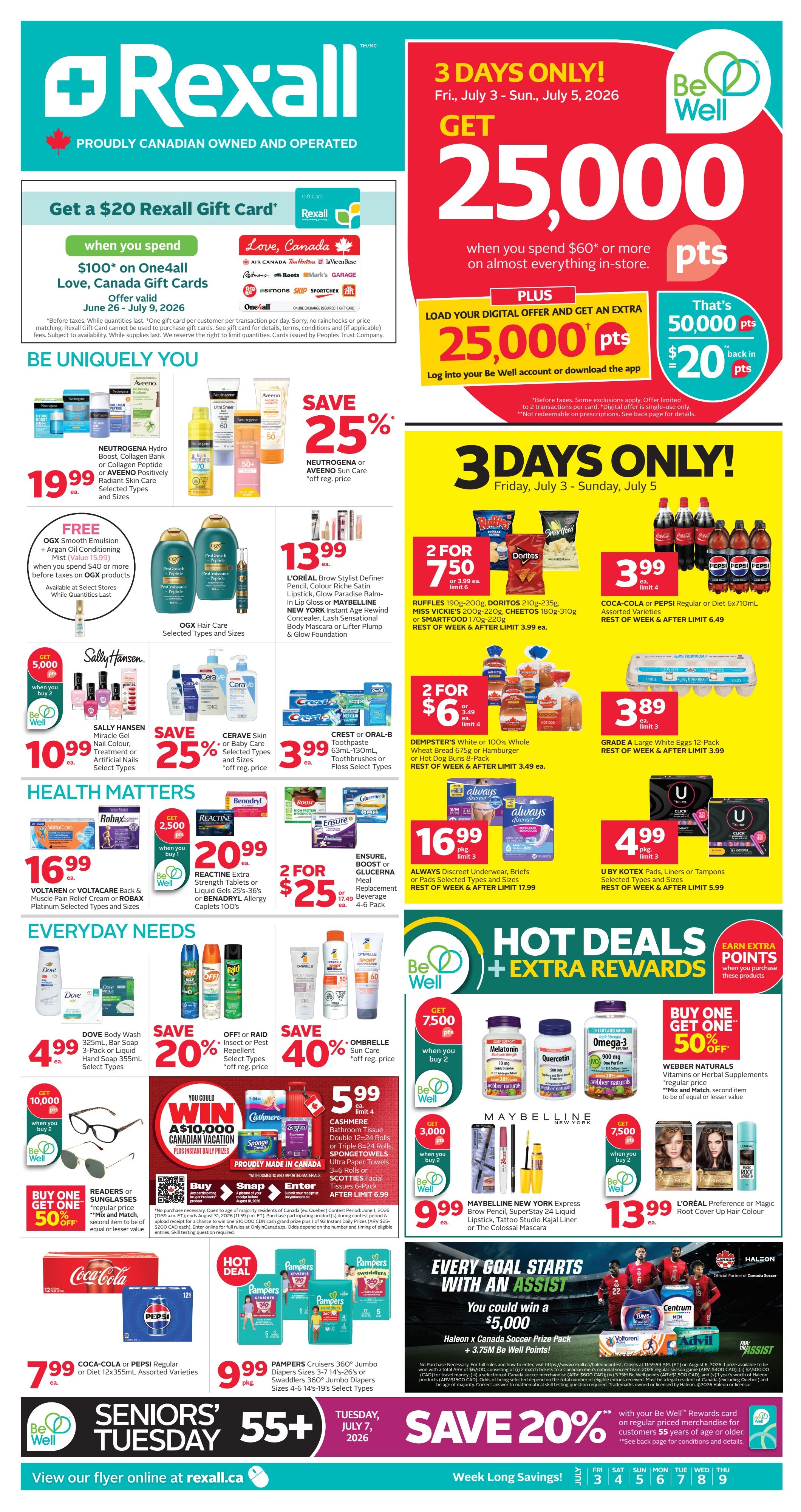 Rexall (ON) Flyer July 3 to 9