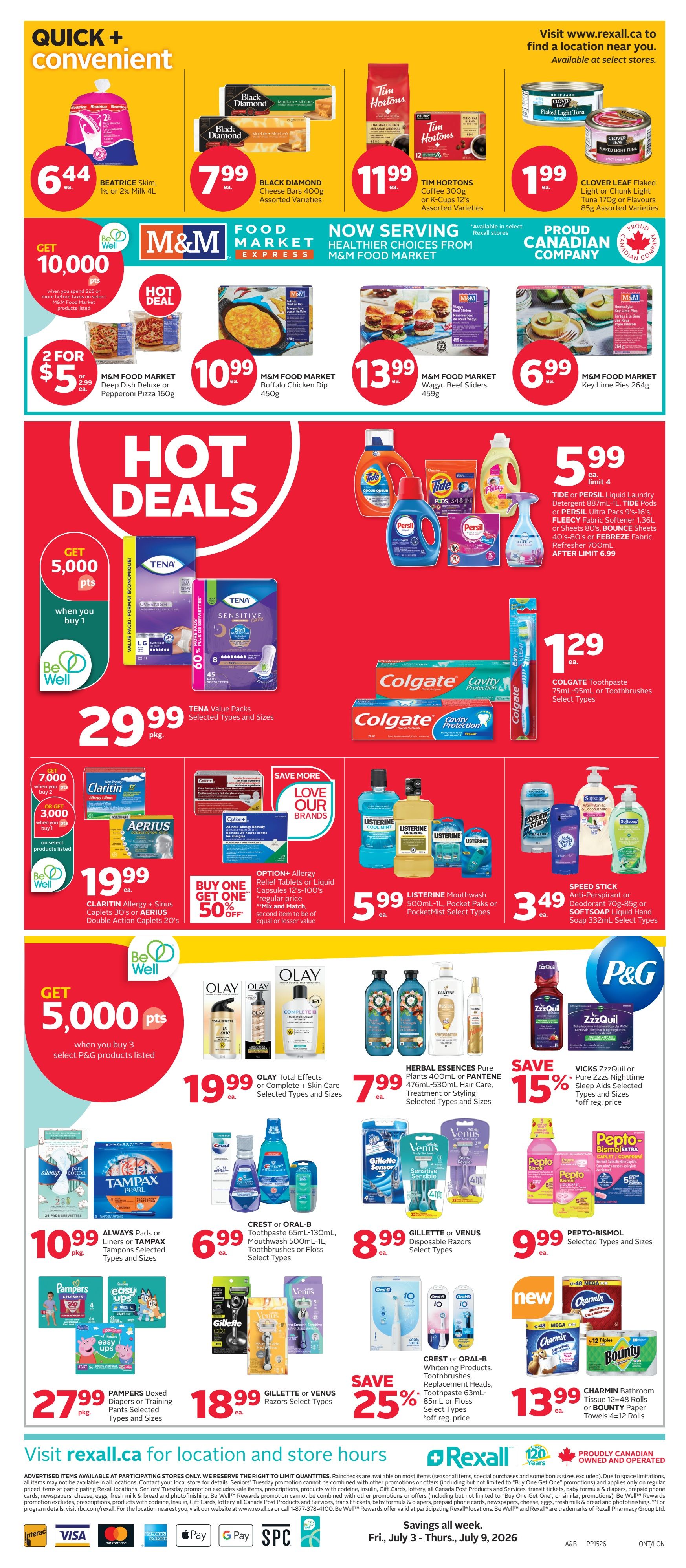 Rexall (ON) Flyer July 3 to 9