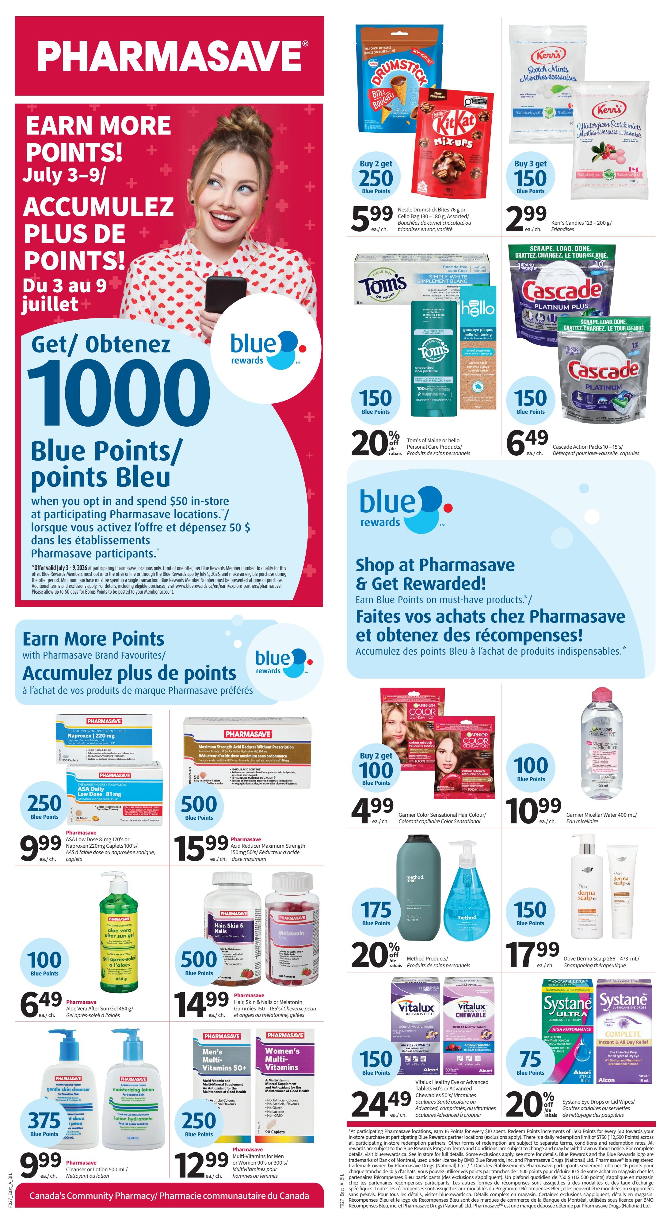 Pharmasave (NB) Flyer July 3 to 9