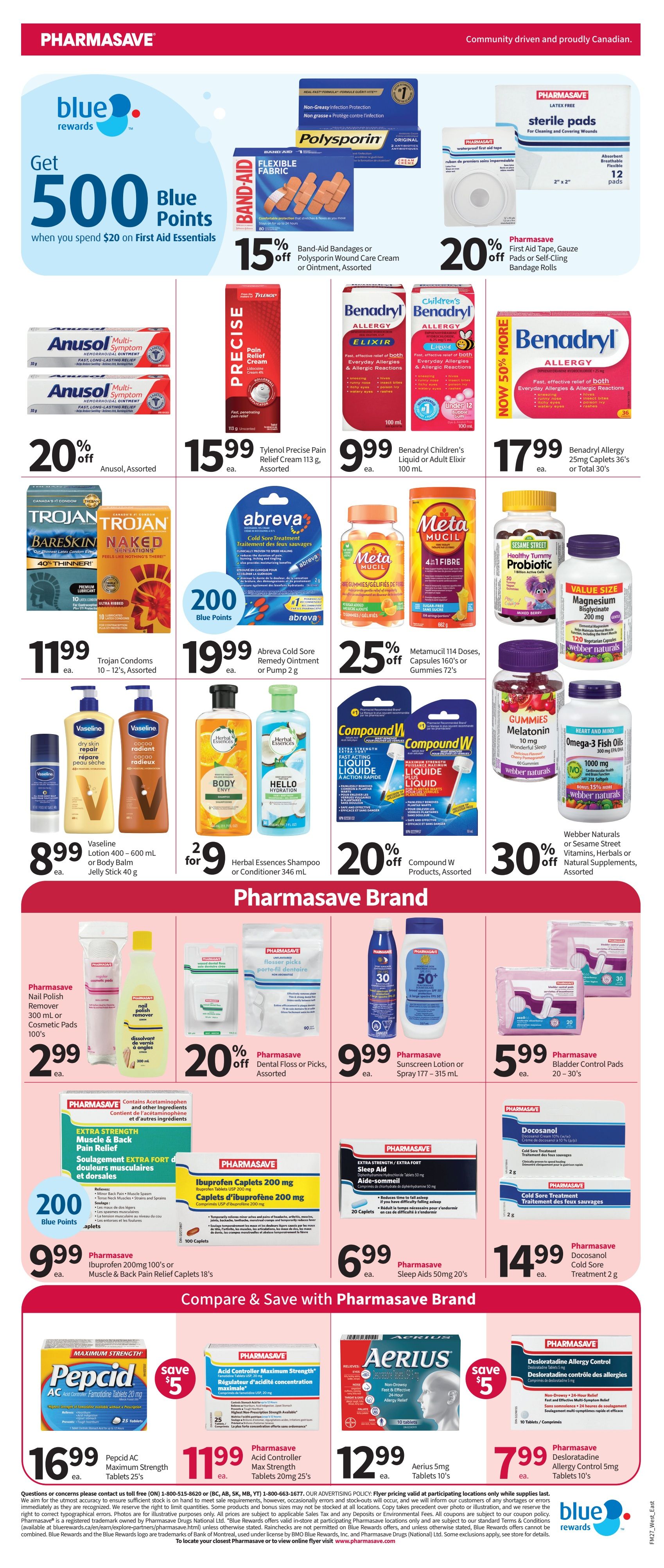 Pharmasave (Atlantic, ON, West) Flyer July 3 to 16