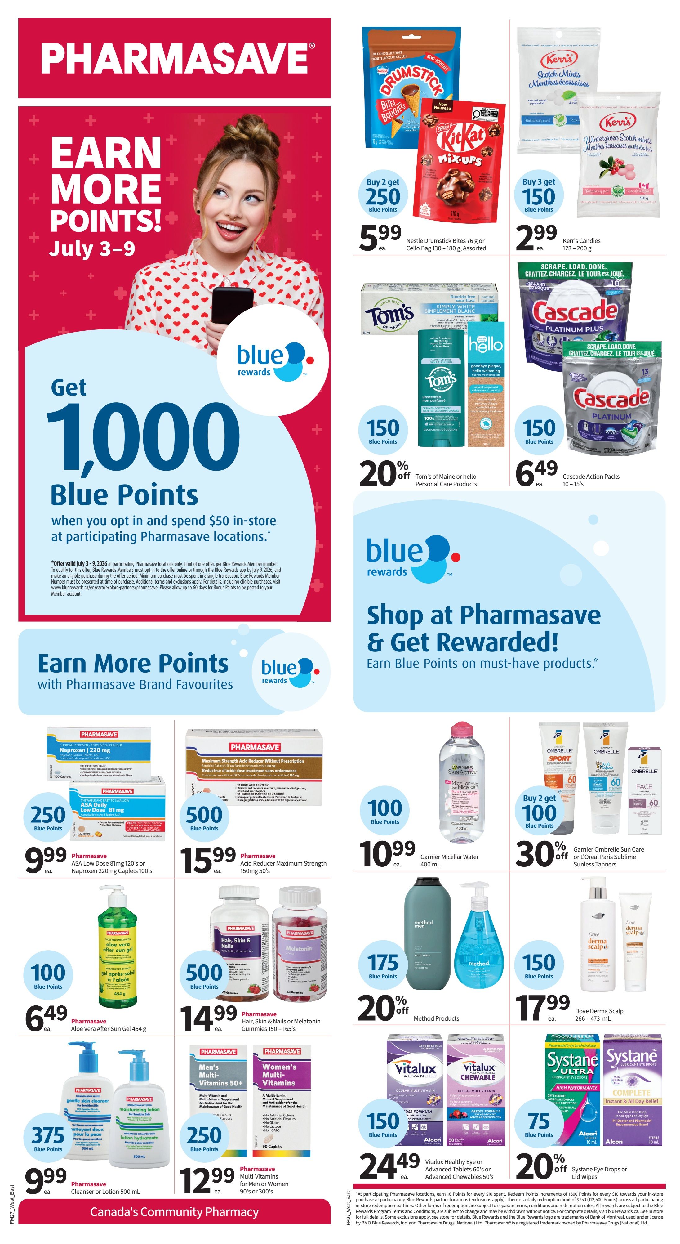 Pharmasave (ON & West) Flyer July 3 to 16