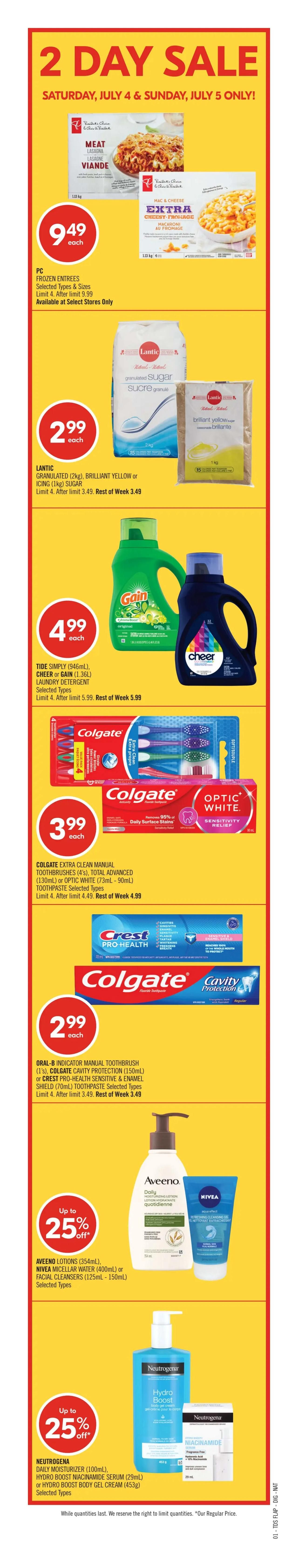 Shoppers Drug Mart (ON) Flyer July 4 to 9