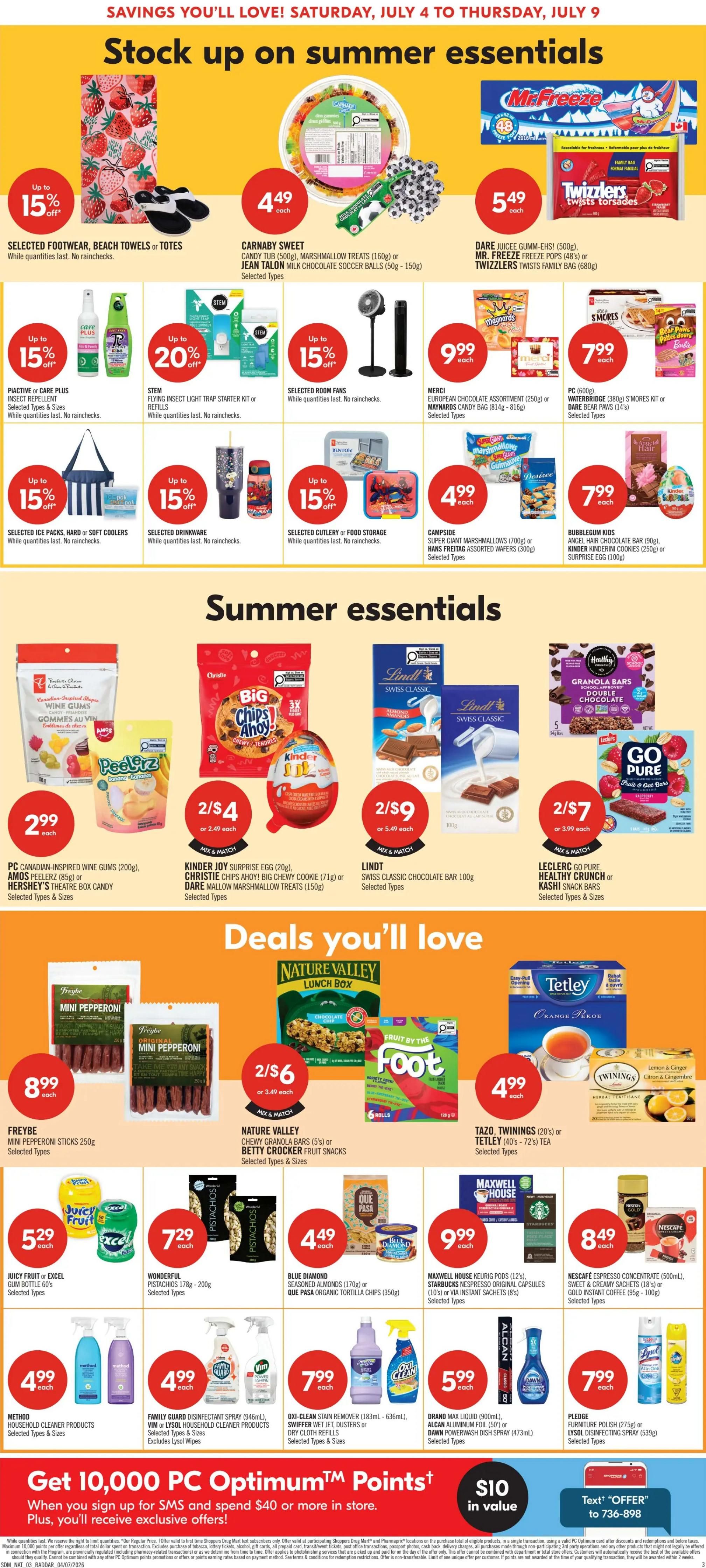 Shoppers Drug Mart (ON) Flyer July 4 to 9