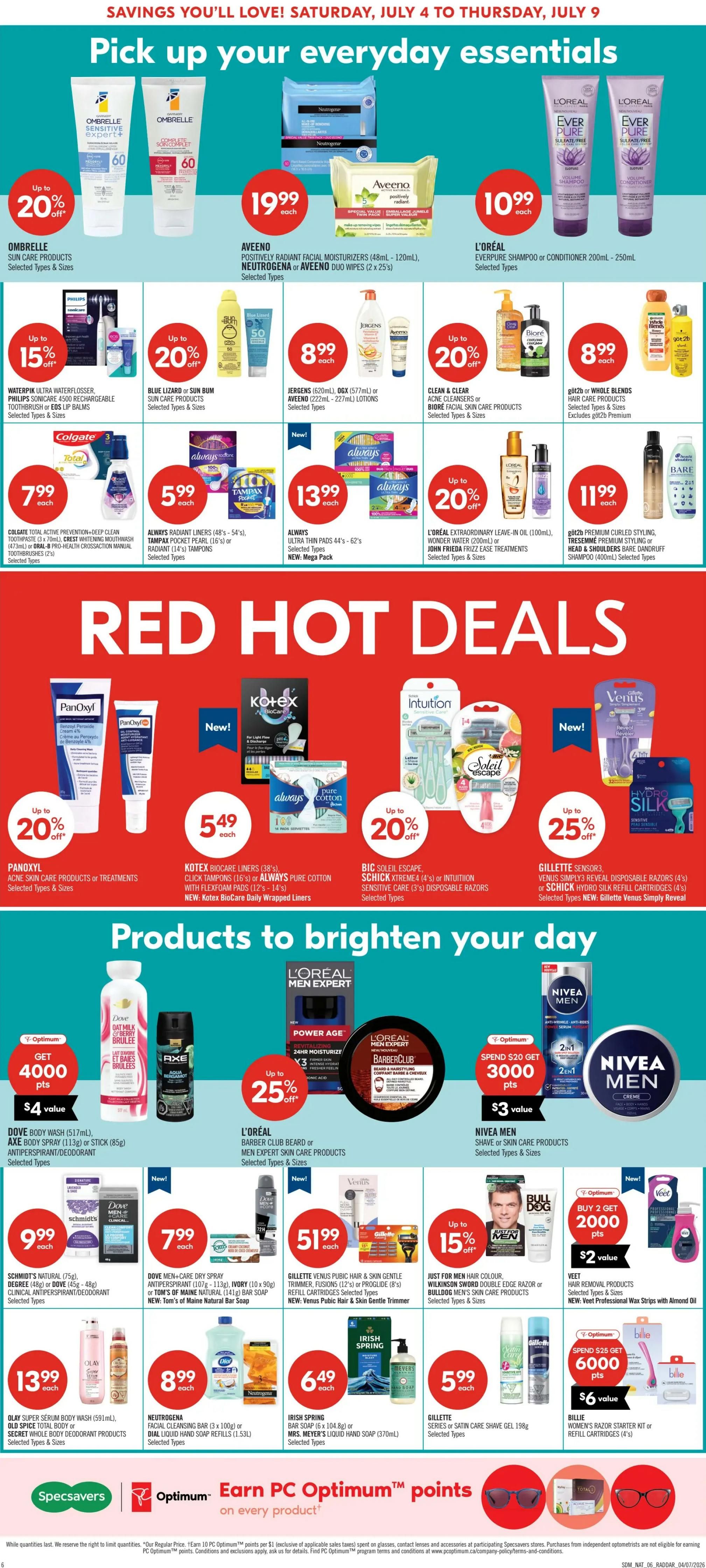 Shoppers Drug Mart (Atlantic) Flyer July 4 to 9