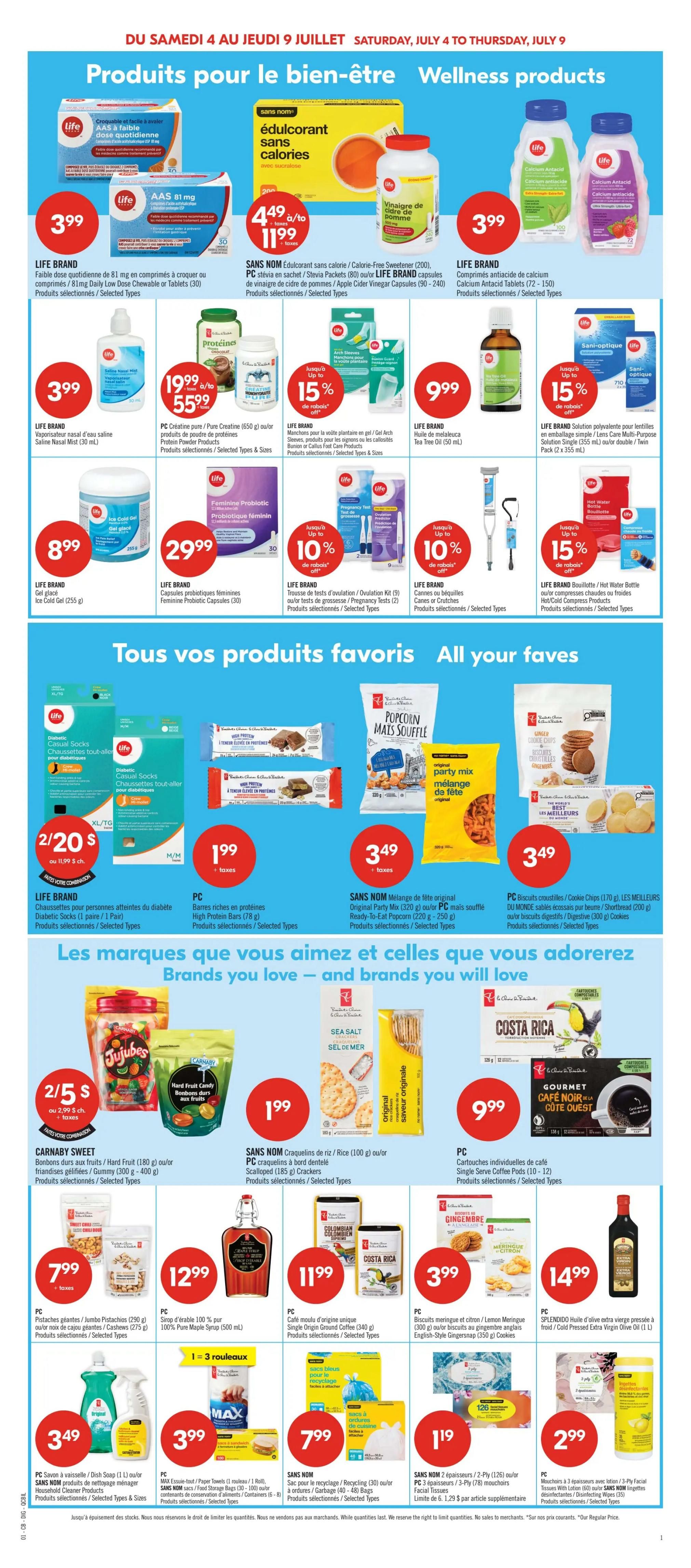 Pharmaprix Flyer July 4 to 9