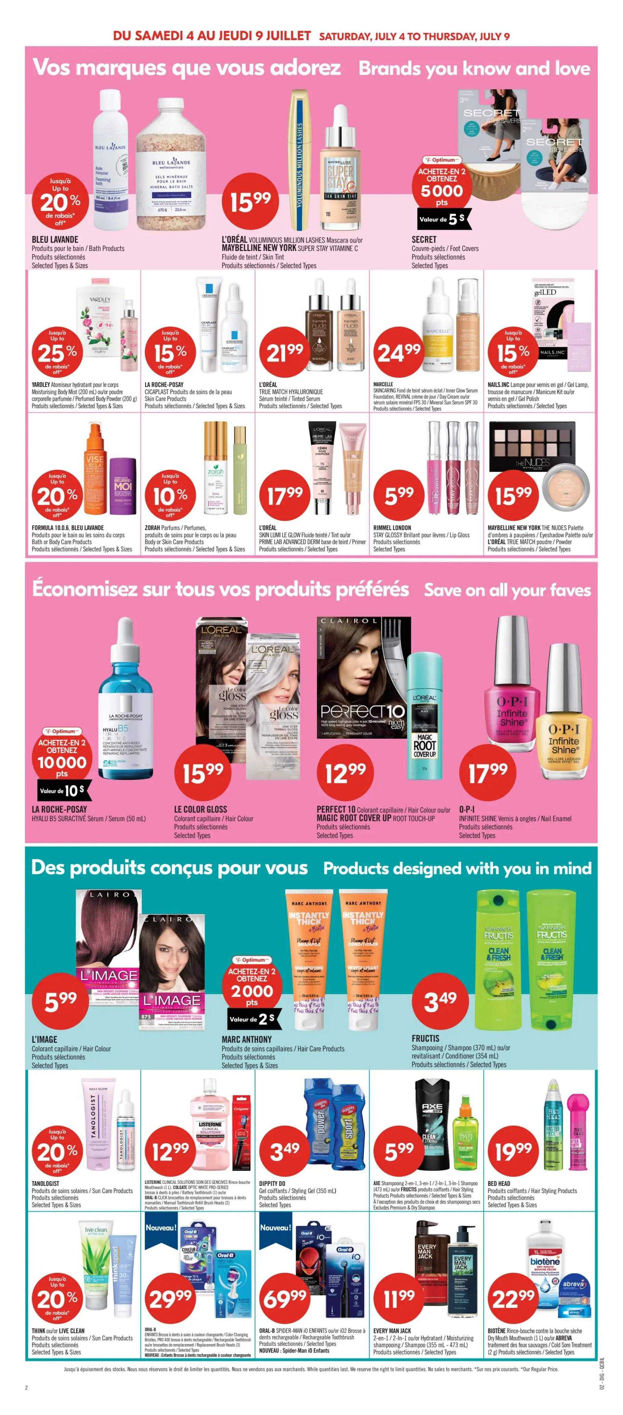 Pharmaprix Flyer July 4 to 9