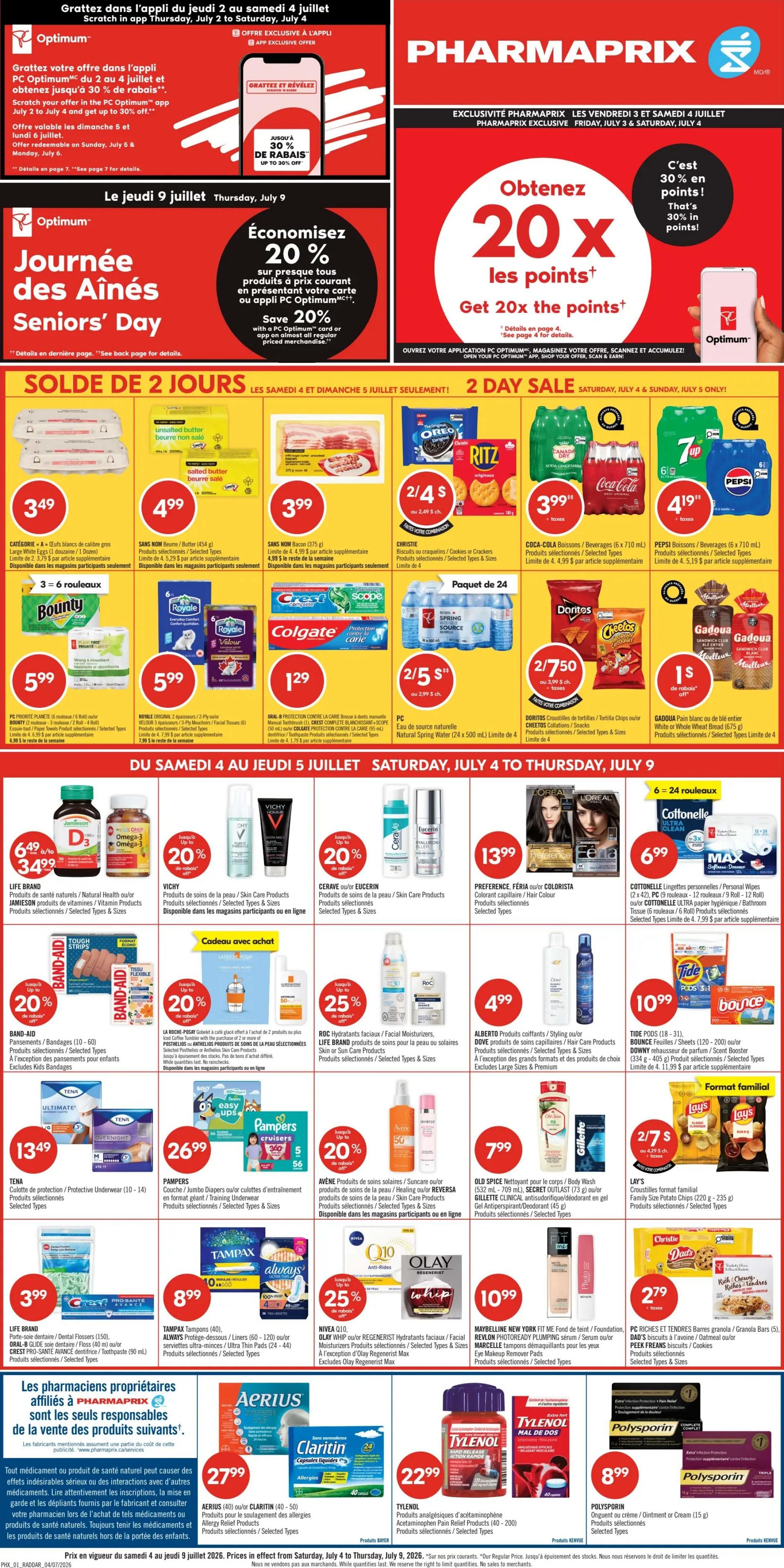 Pharmaprix Flyer July 4 to 9