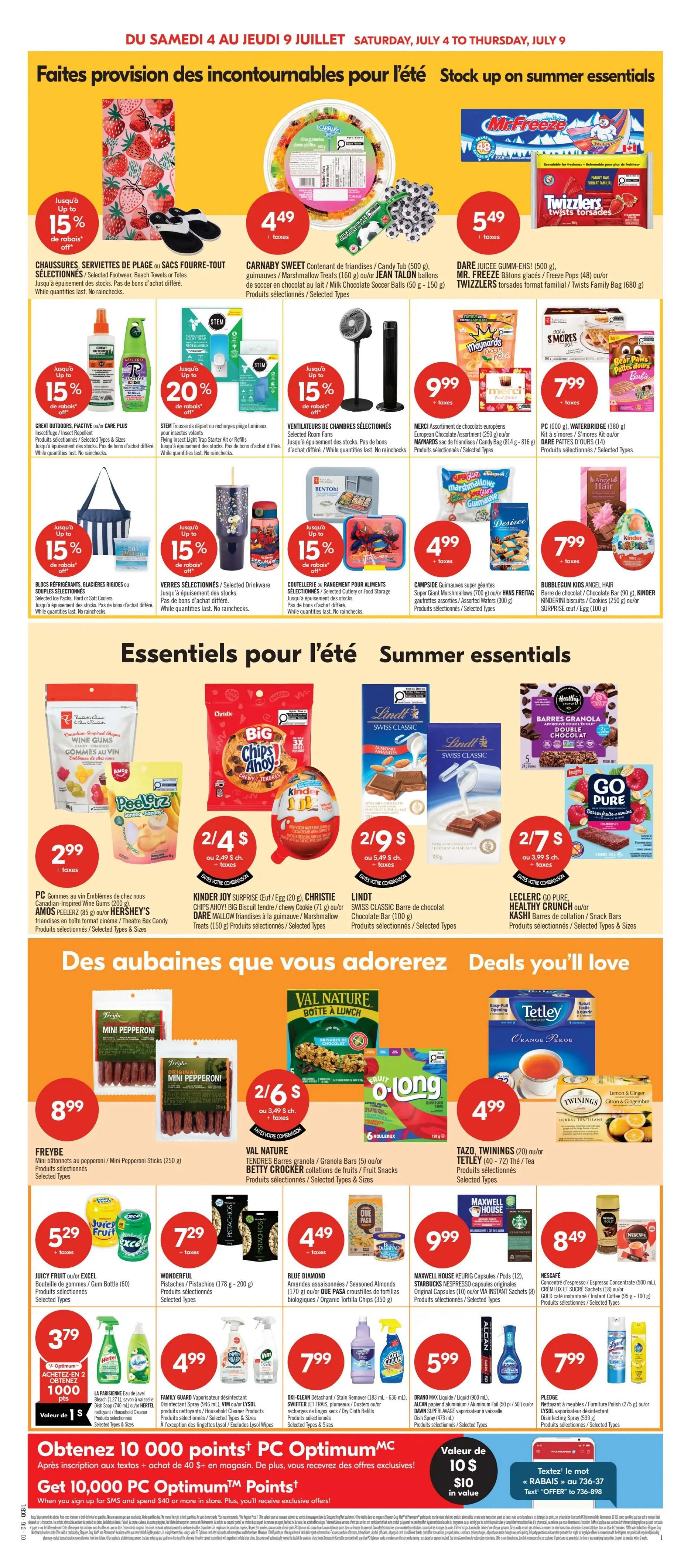 Pharmaprix Flyer July 4 to 9