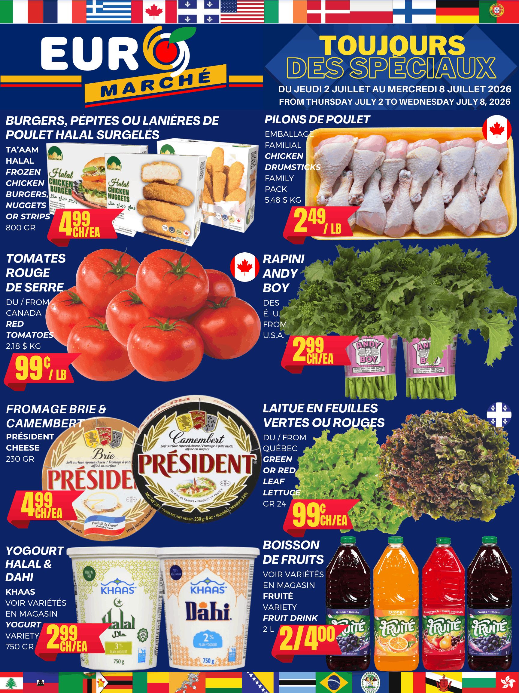 Euro Marche Flyer July 2 to 8