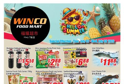 WinCo Food Mart (HWY 7) Flyer July 2 to 8