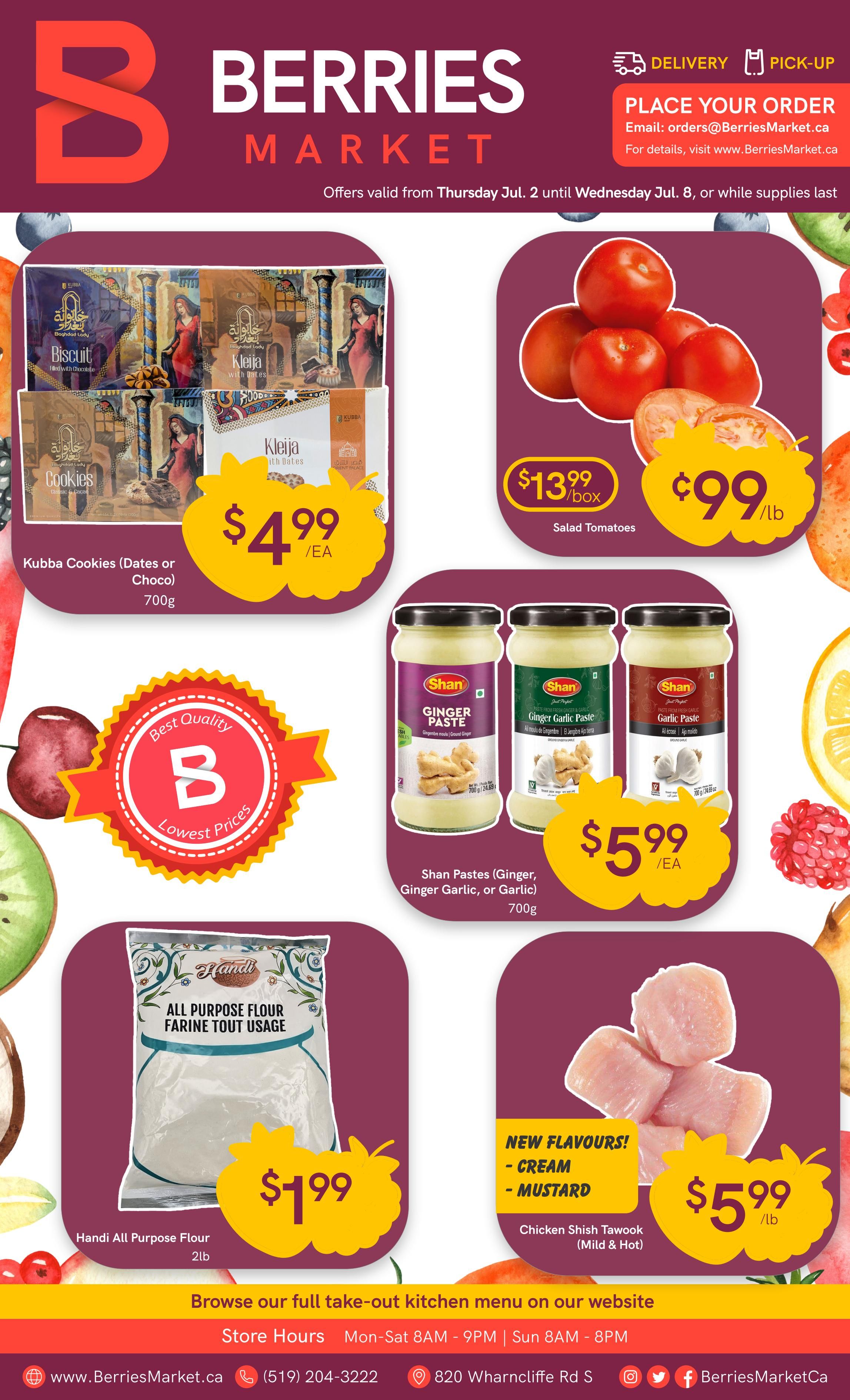 Berries Market Flyer July 2 to 8