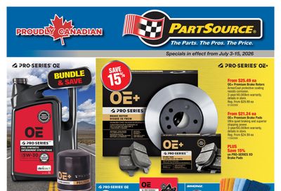 PartSource Flyer July 2 to 15