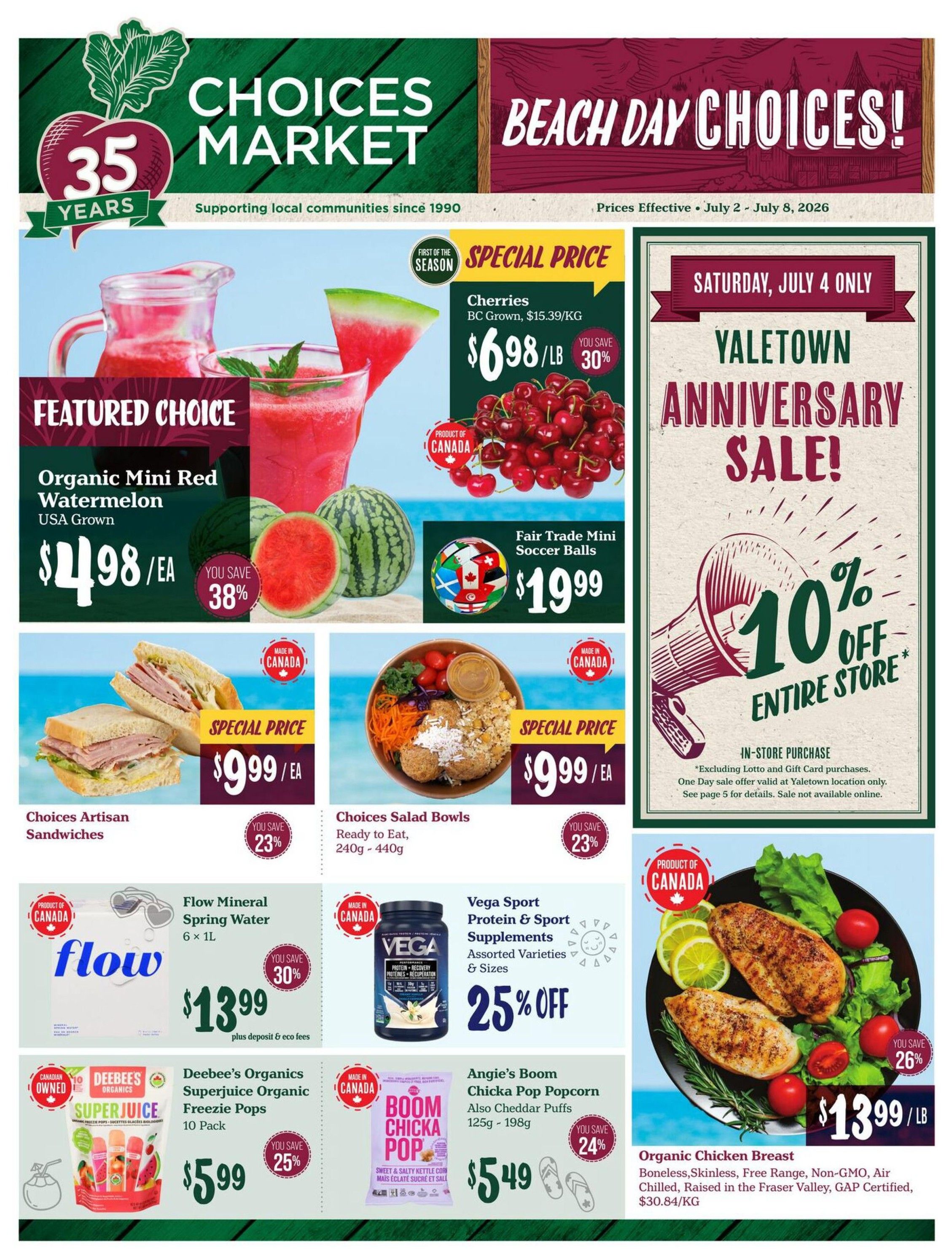 Choices Market Flyer July 2 to 8