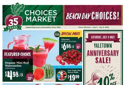 Choices Market Flyer July 2 to 8
