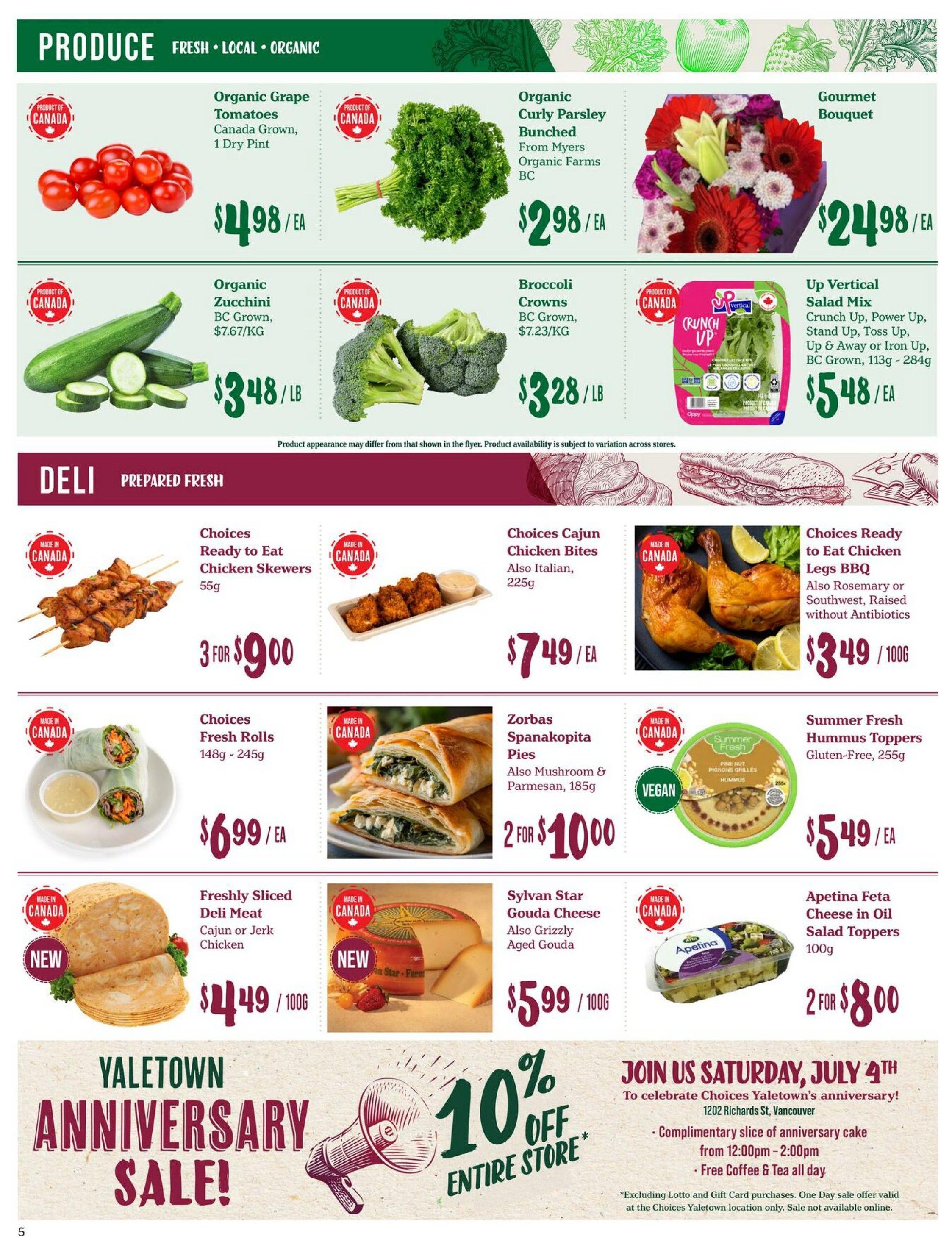 Choices Market Flyer July 2 to 8
