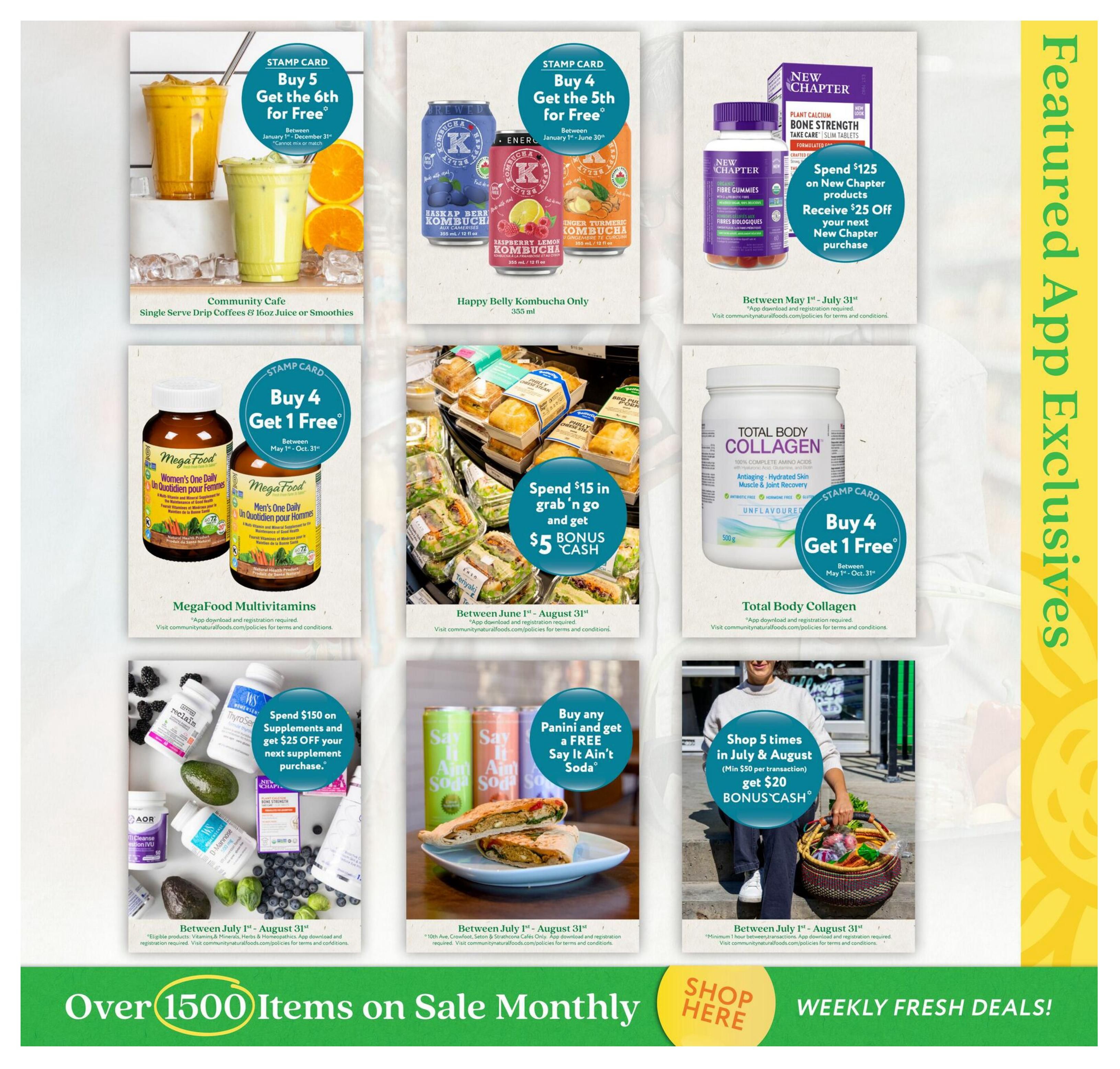 Community Natural Foods Flyer July 2 to August 5