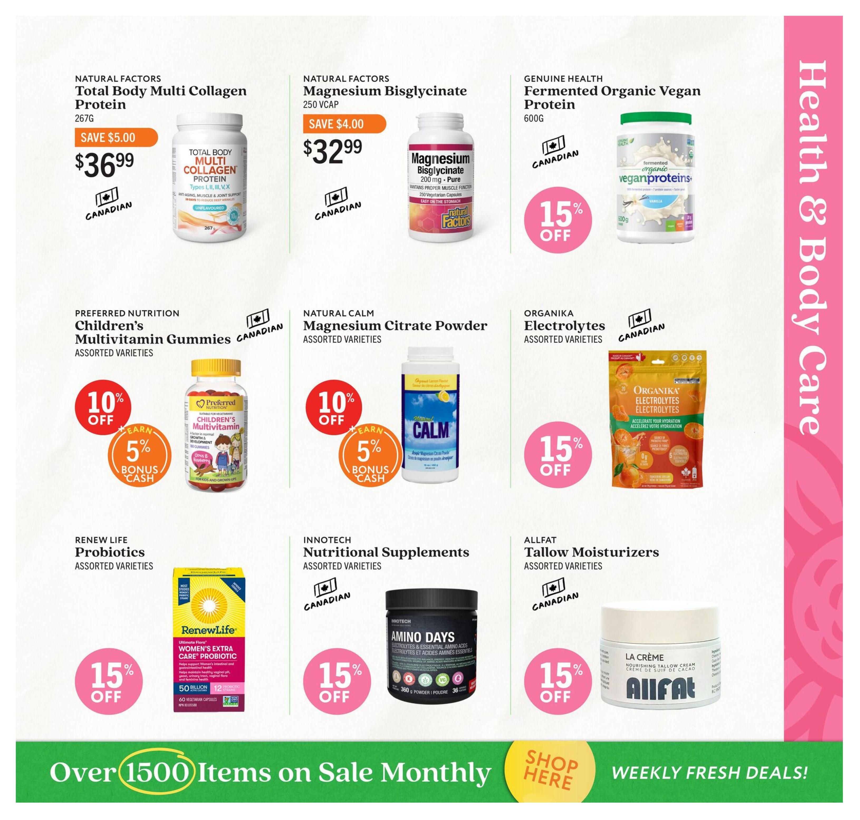 Community Natural Foods Flyer July 2 to August 5
