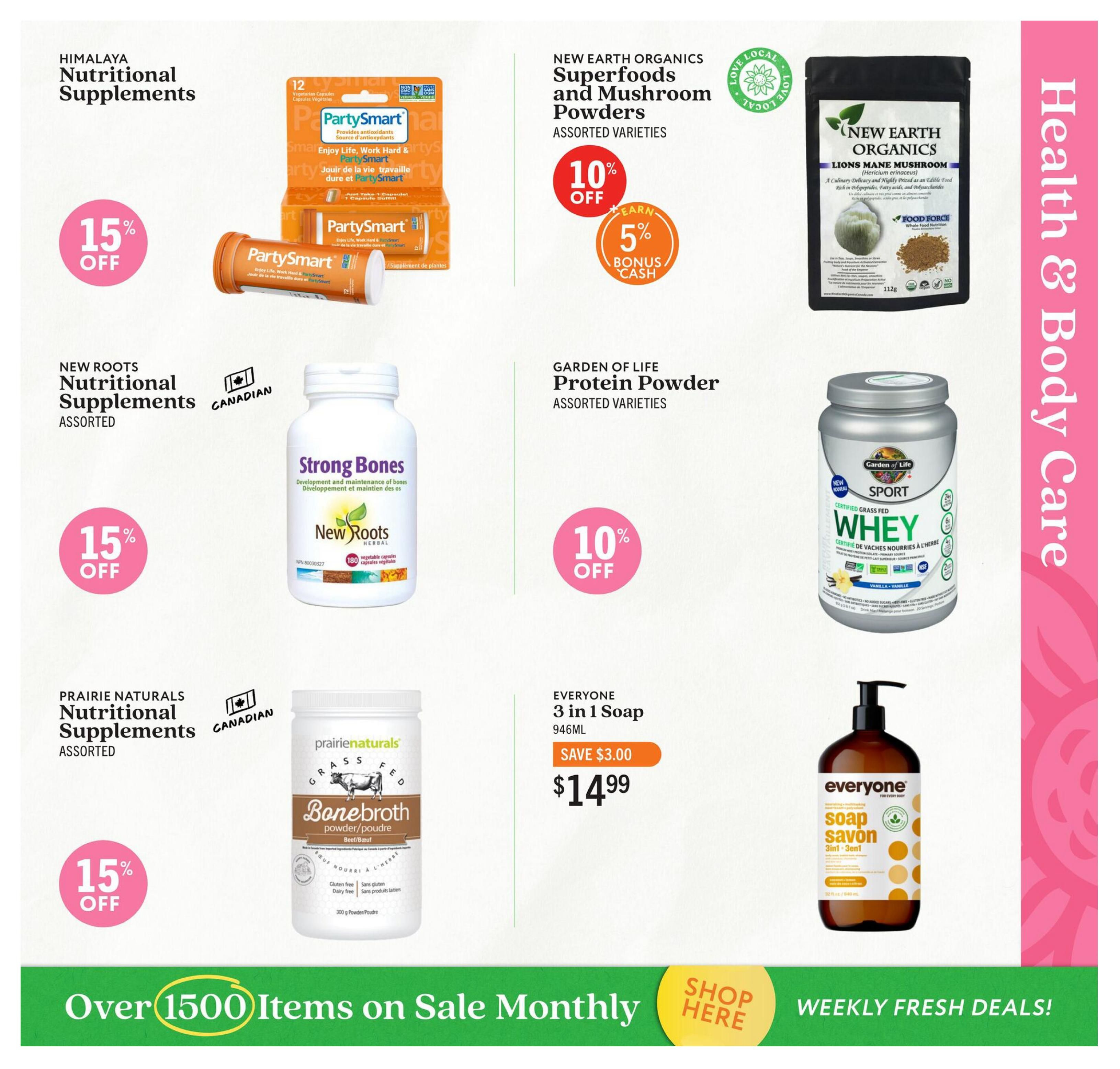 Community Natural Foods Flyer July 2 to August 5
