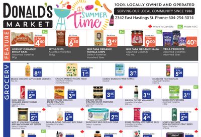 Donald's Market Flyer July 2 to 15