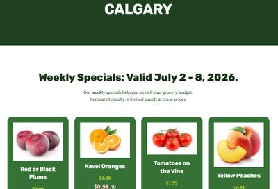 H&W Produce Flyer July 2 to 8