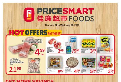 PriceSmart Foods Flyer July 2 to 8