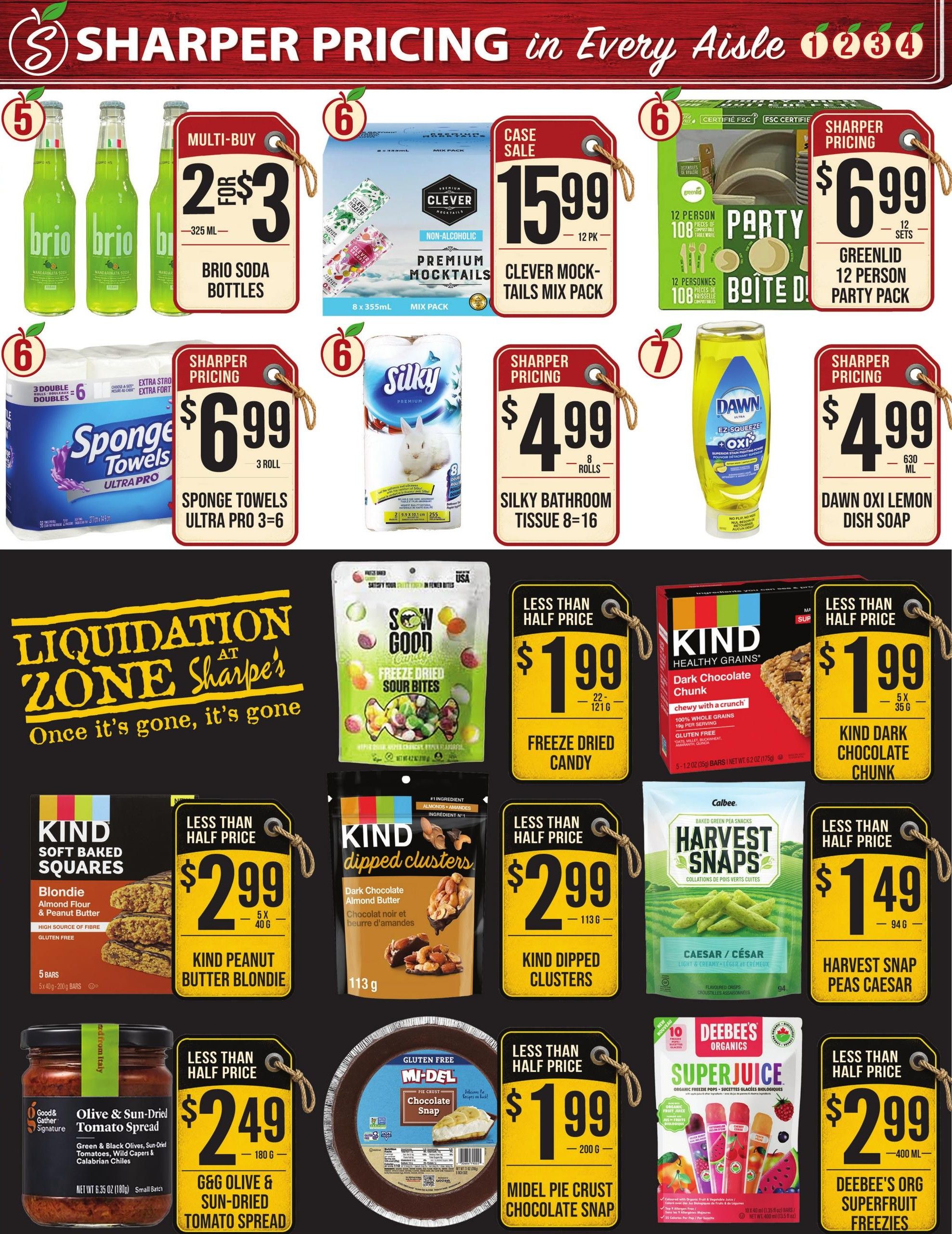 Sharpe's Food Market Flyer July 2 to 8