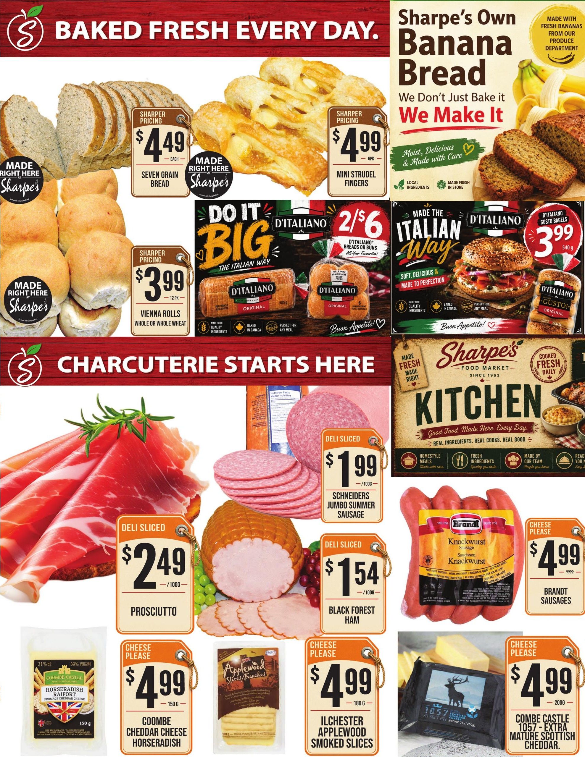 Sharpe's Food Market Flyer July 2 to 8