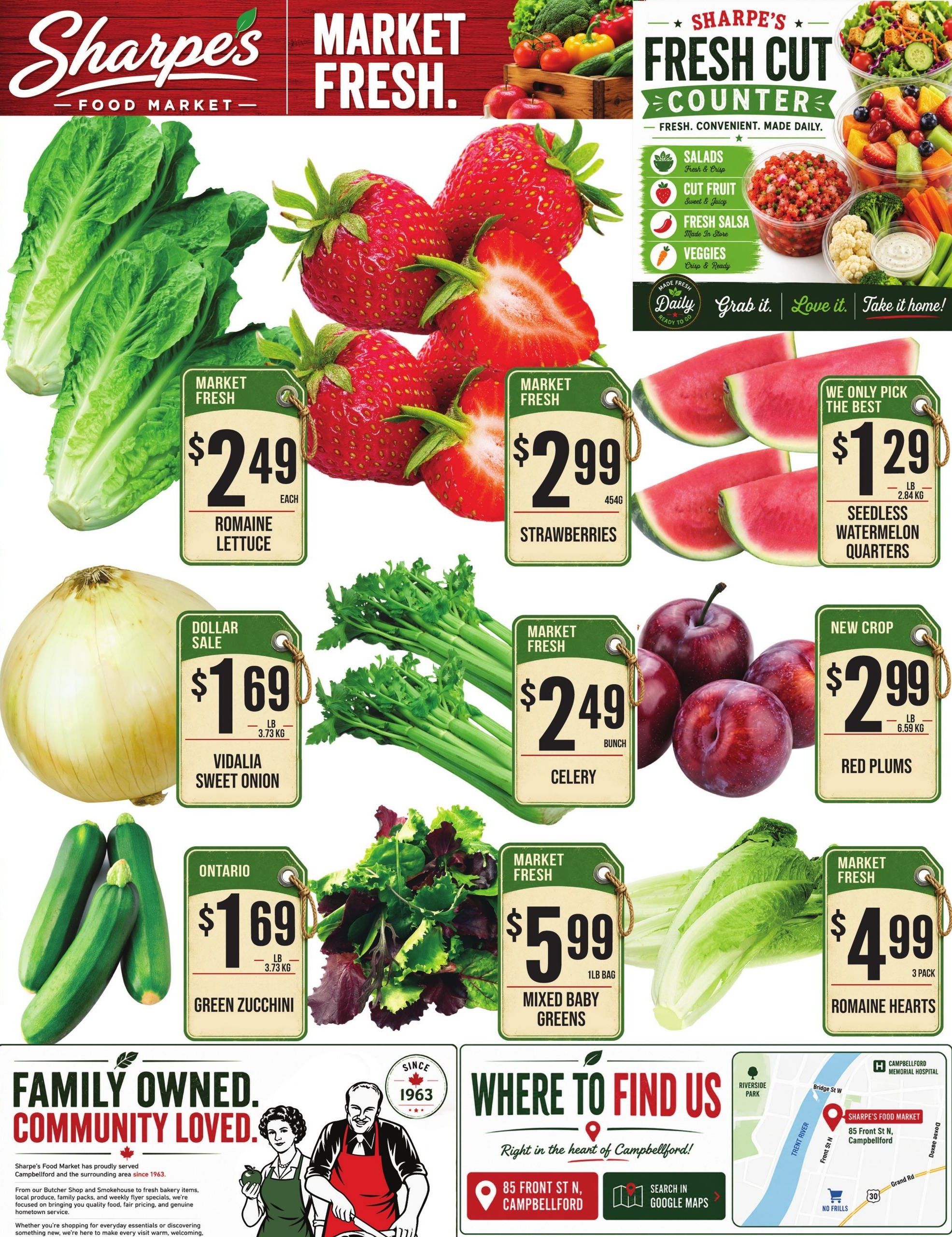 Sharpe's Food Market Flyer July 2 to 8