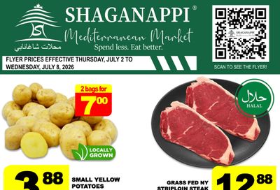 Shaganappi Mediterranean Market Flyer July 2 to 8
