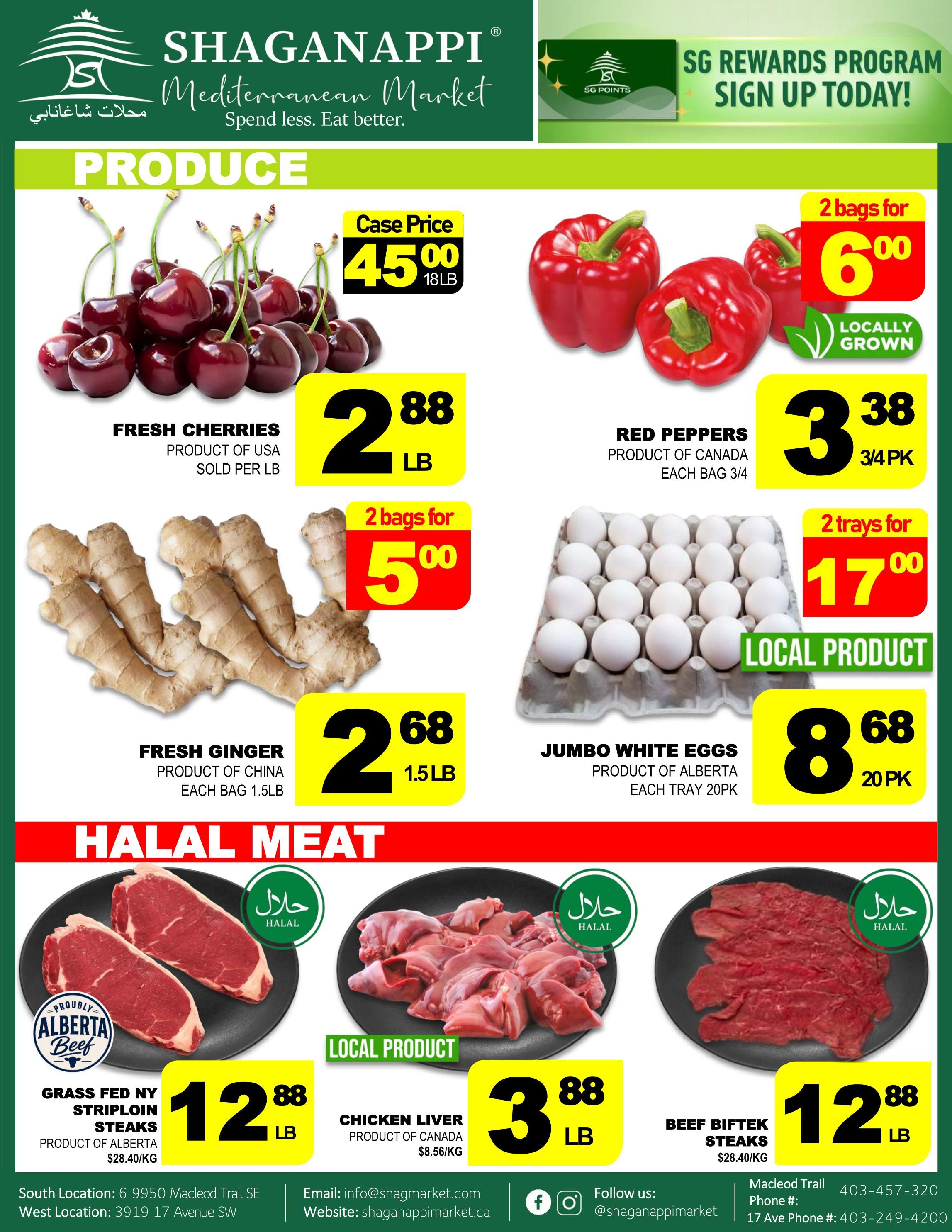 Shaganappi Mediterranean Market Flyer July 2 to 8