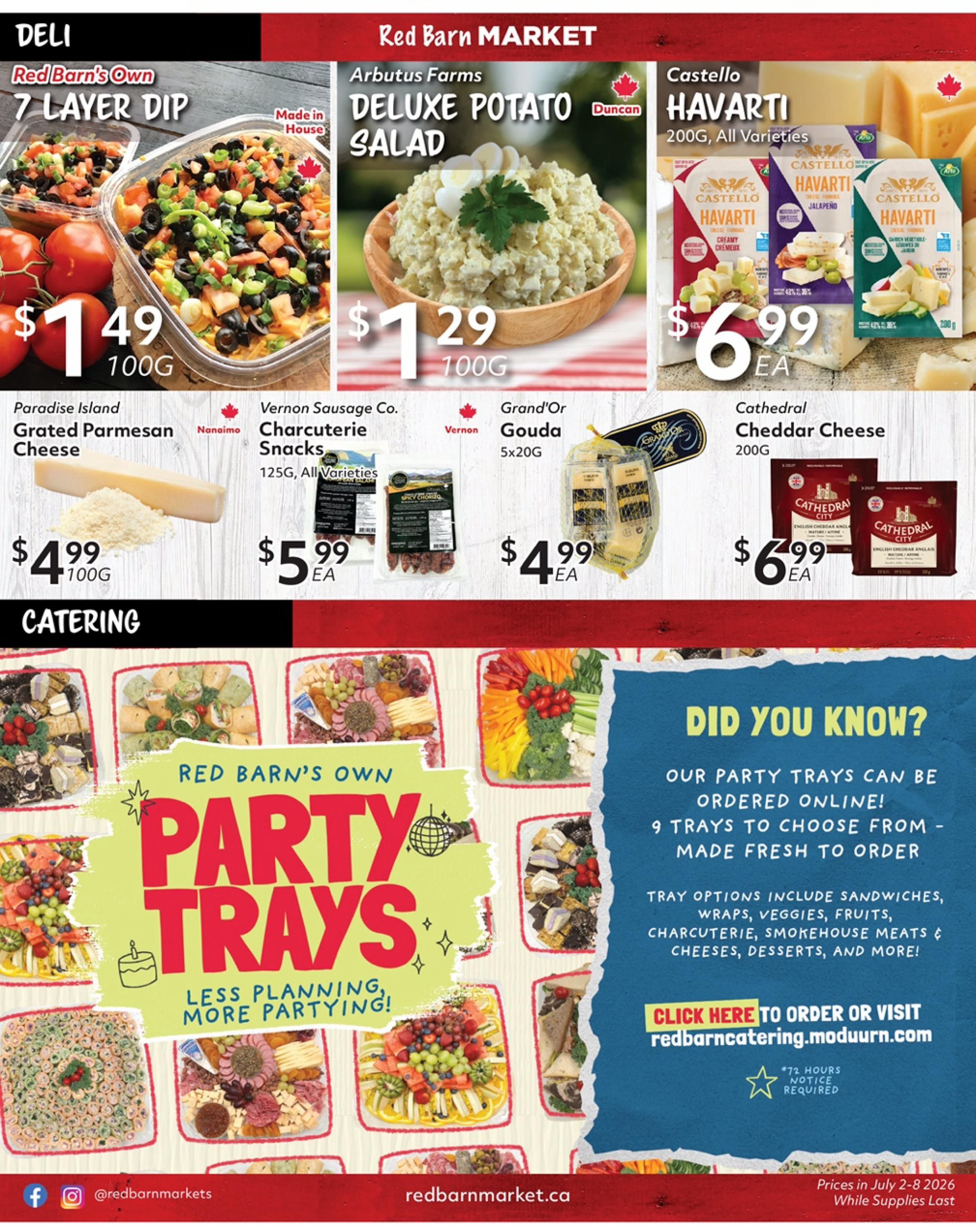 Red Barn Market Flyer July 2 to 8
