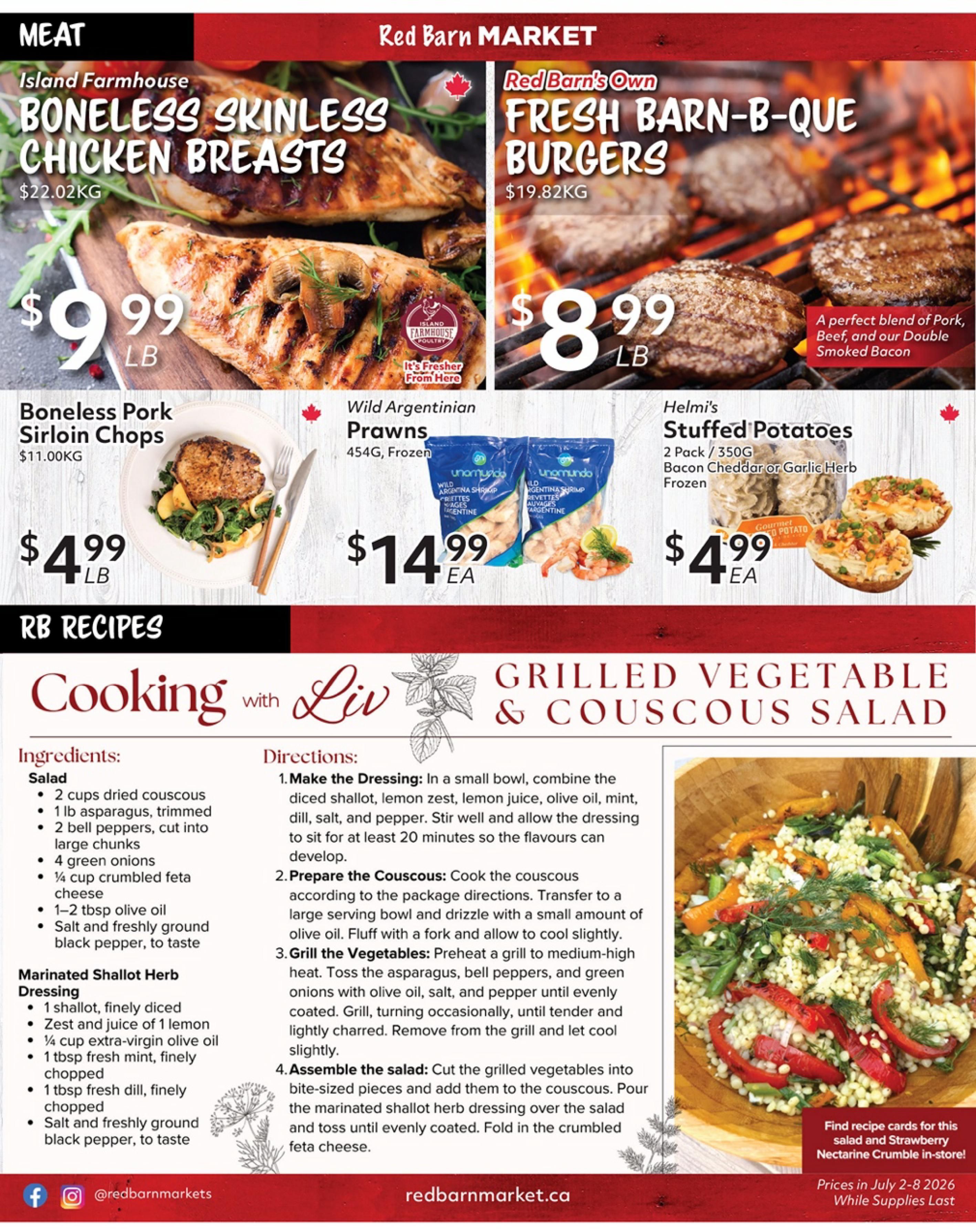 Red Barn Market Flyer July 2 to 8
