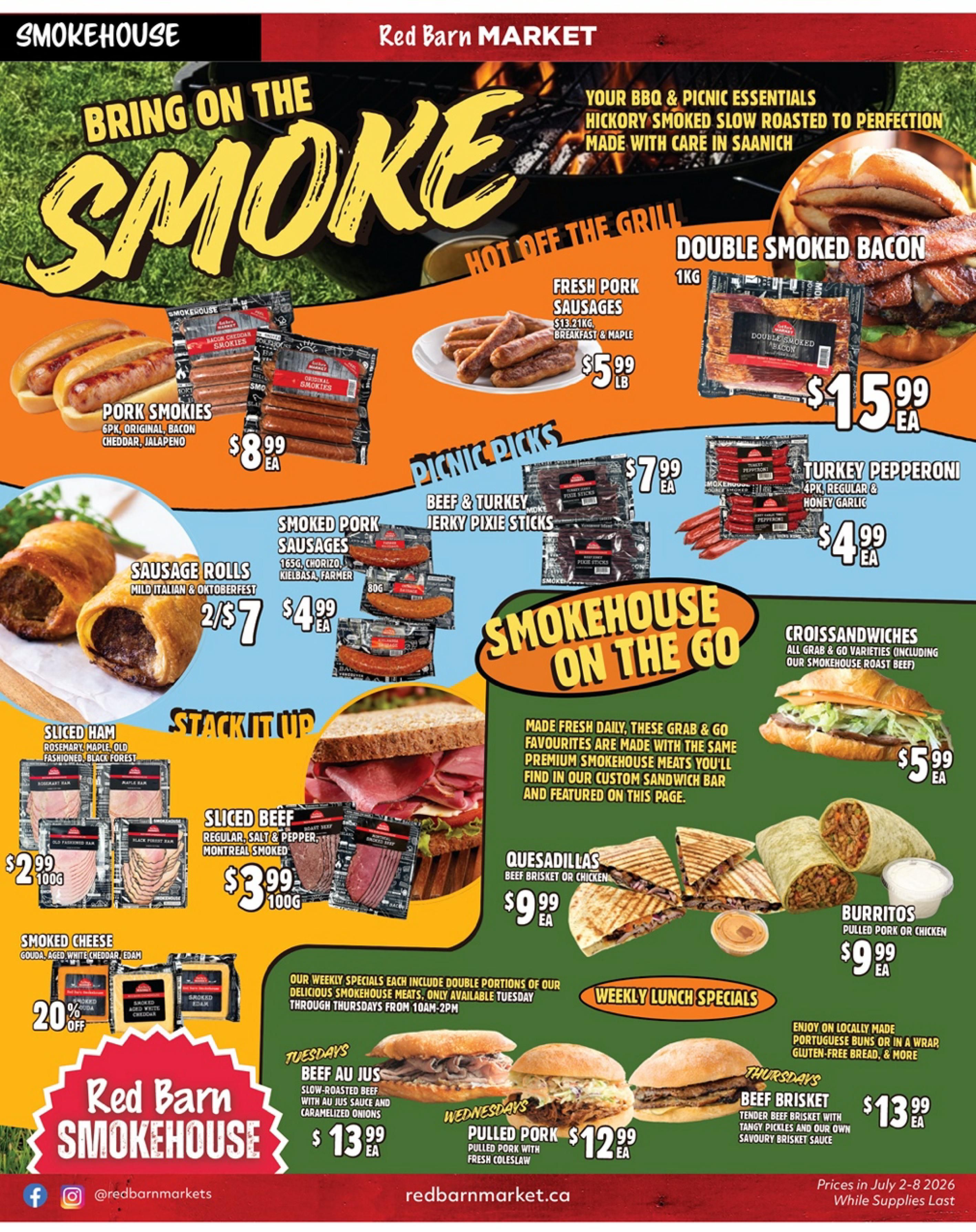 Red Barn Market Flyer July 2 to 8