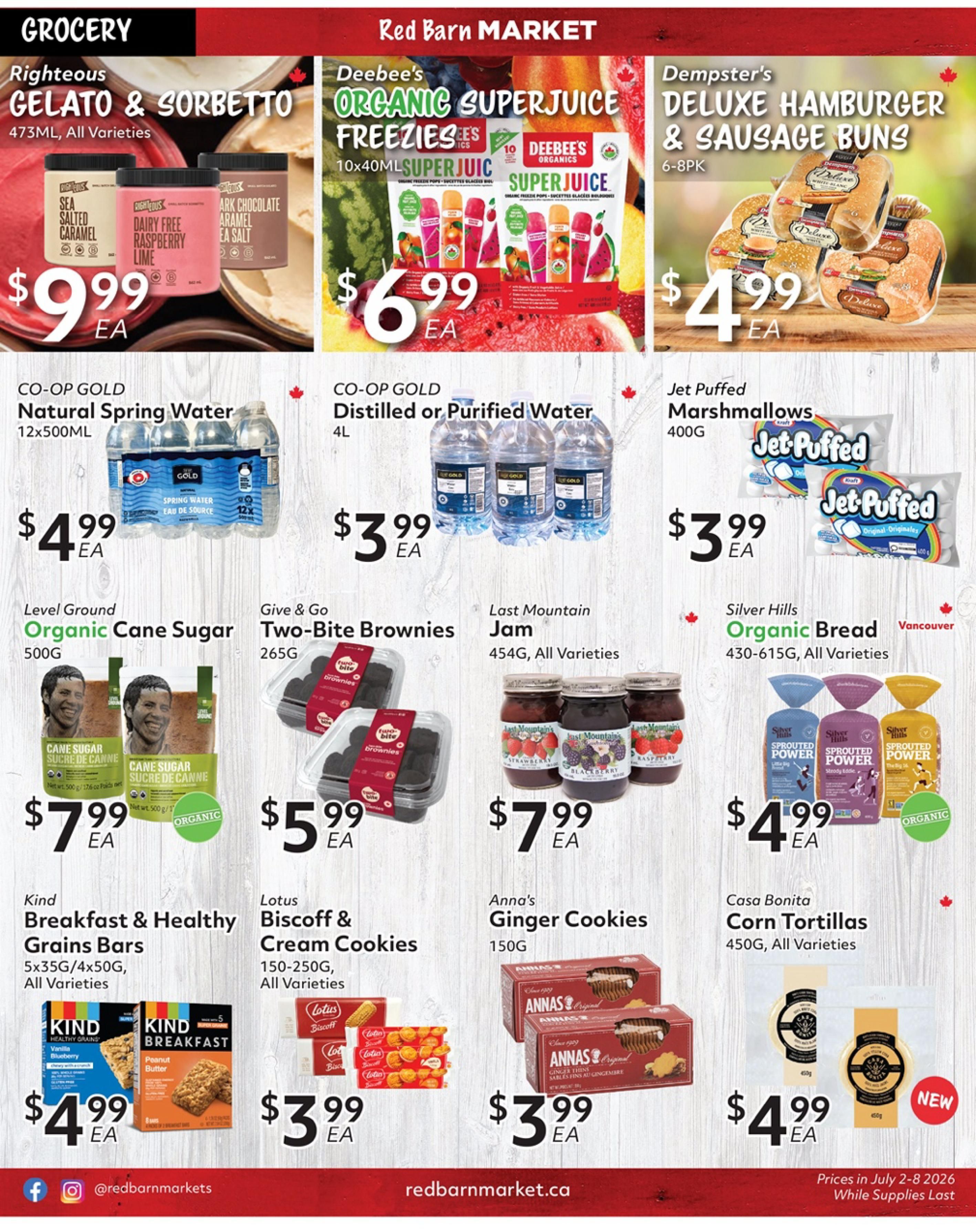 Red Barn Market Flyer July 2 to 8