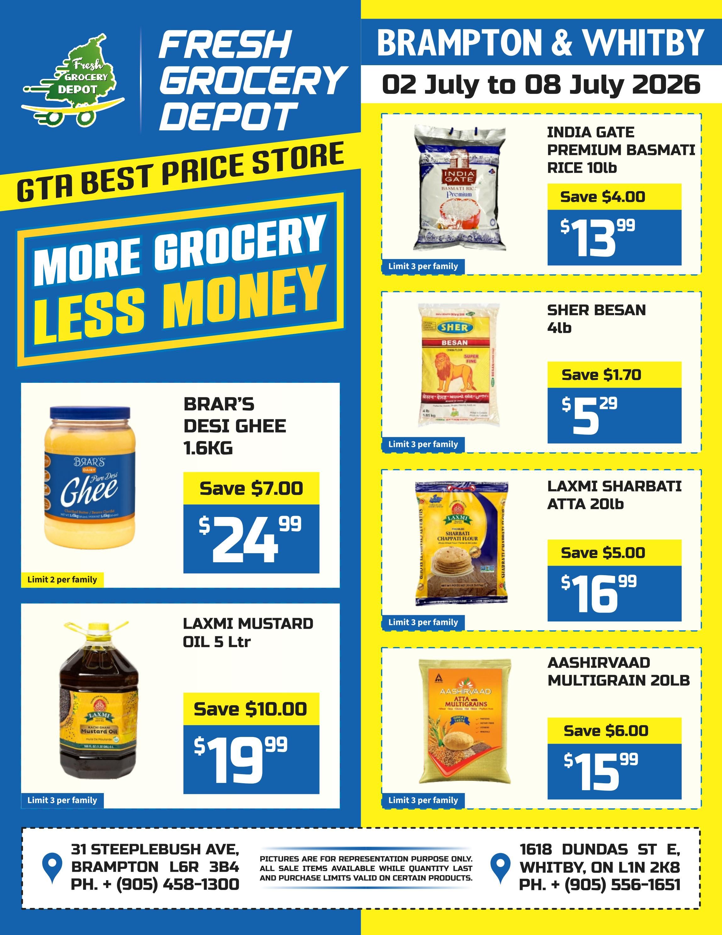 Fresh Grocery Depot Flyer July 2 to 8
