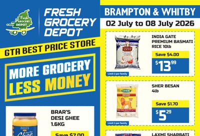 Fresh Grocery Depot Flyer July 2 to 8