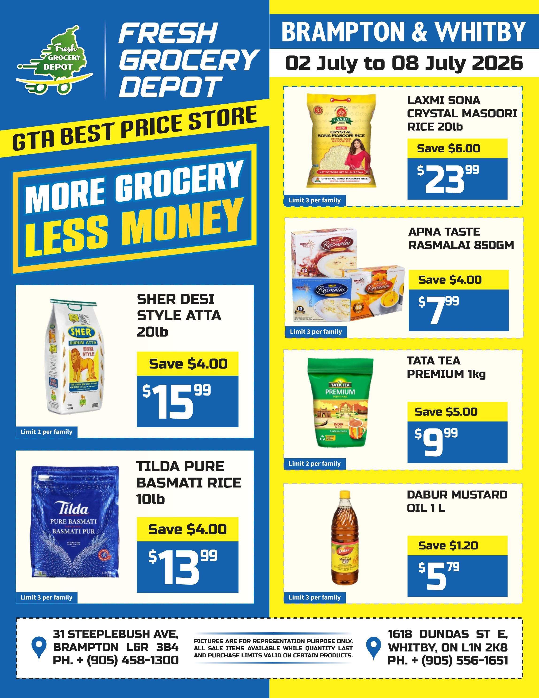 Fresh Grocery Depot Flyer July 2 to 8
