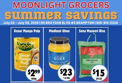 Moonlight Grocers Flyer July 2 to 8