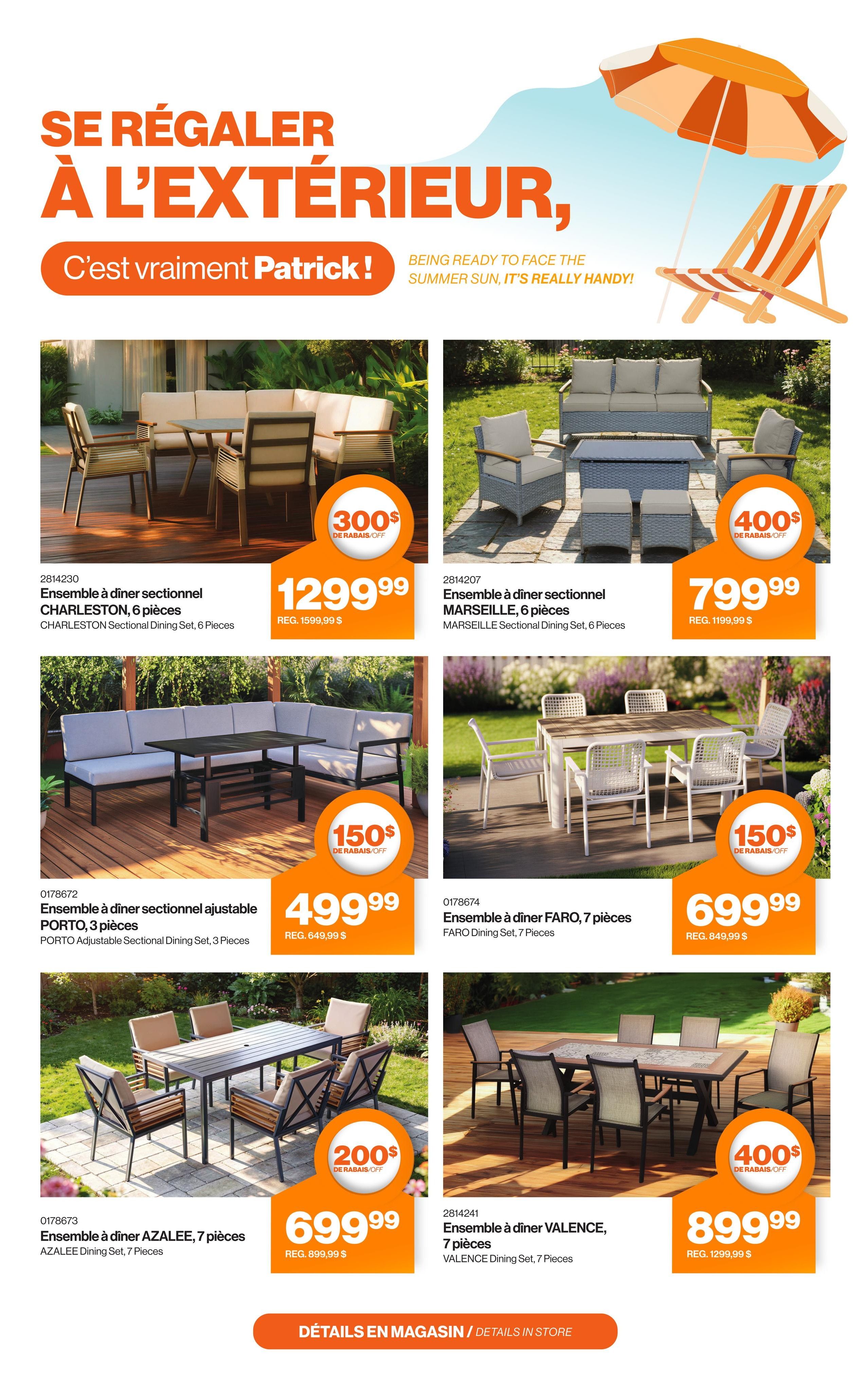 Patrick Morin Flyer July 2 to 8